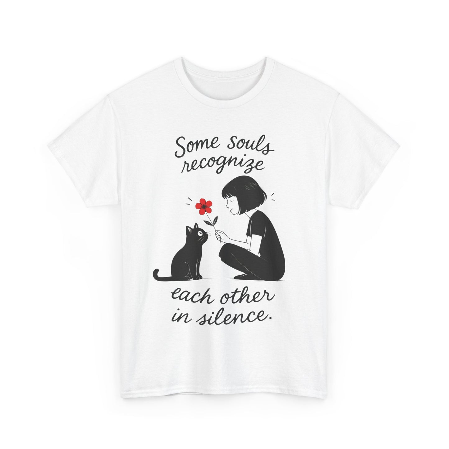 Cat Lover's Heavy Cotton Tee, Cute Cat Shirt, Pet Owner Gift, Animal Lover Apparel, Birthday Gift for Her, Women's Cotton T-Shirt, Cat Lover