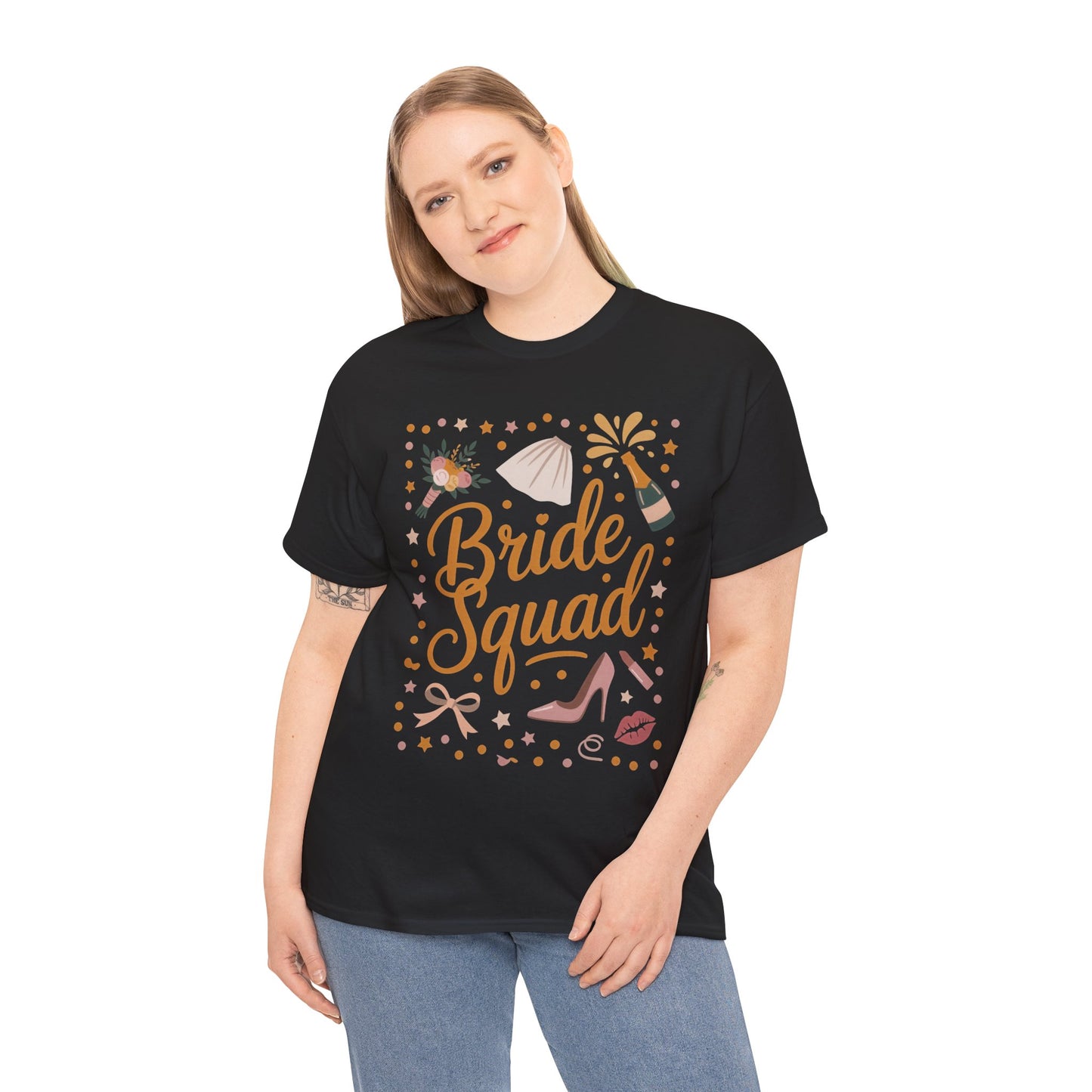 Bride Squad Shirt, Bachelorette Party T-Shirt, Bridesmaid Wedding Tee, Hen Party Matching Shirts, Bridal Shower, Gift for Bridesmaids