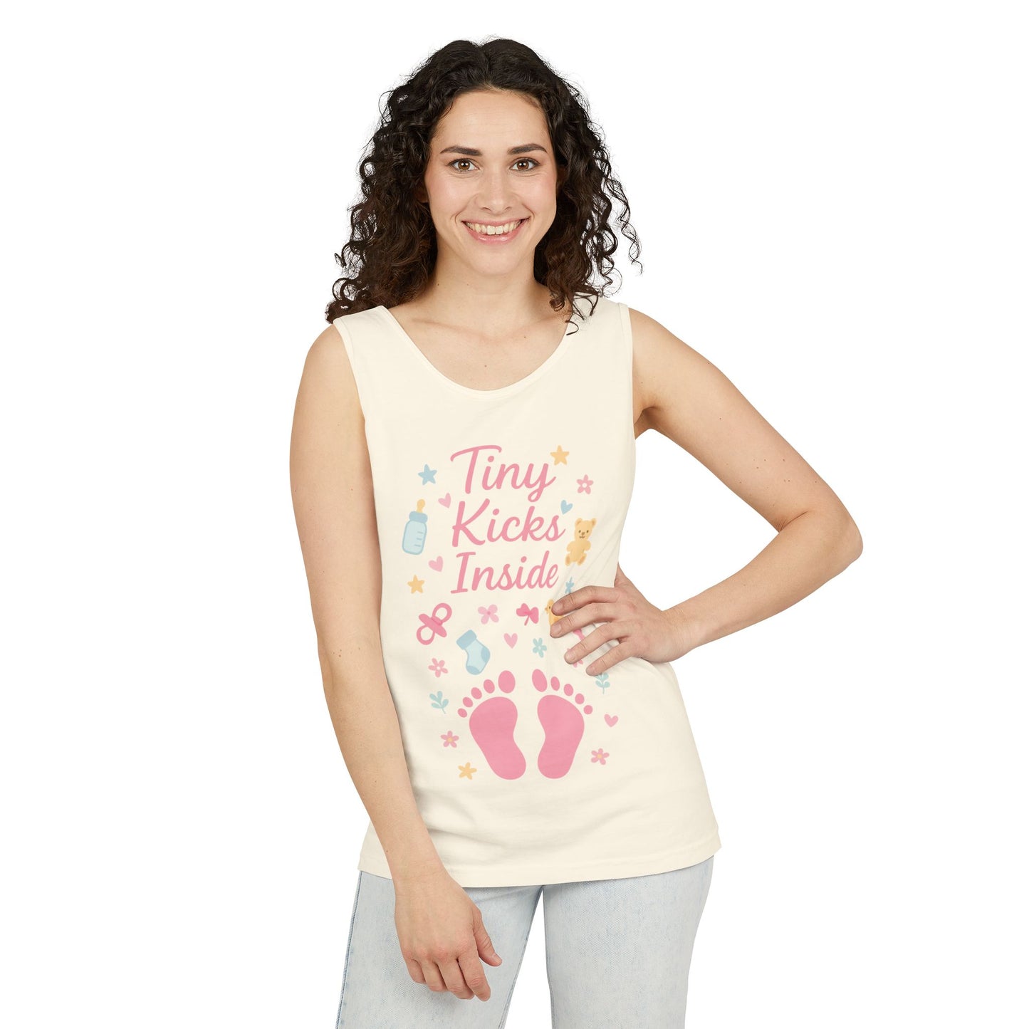 Maternity Tank Top Pregnancy Announcement Shirt, Cute Mom To Be Gift, Expecting Baby Gift, Pregnancy Reveal Top, Baby Shower Shirt