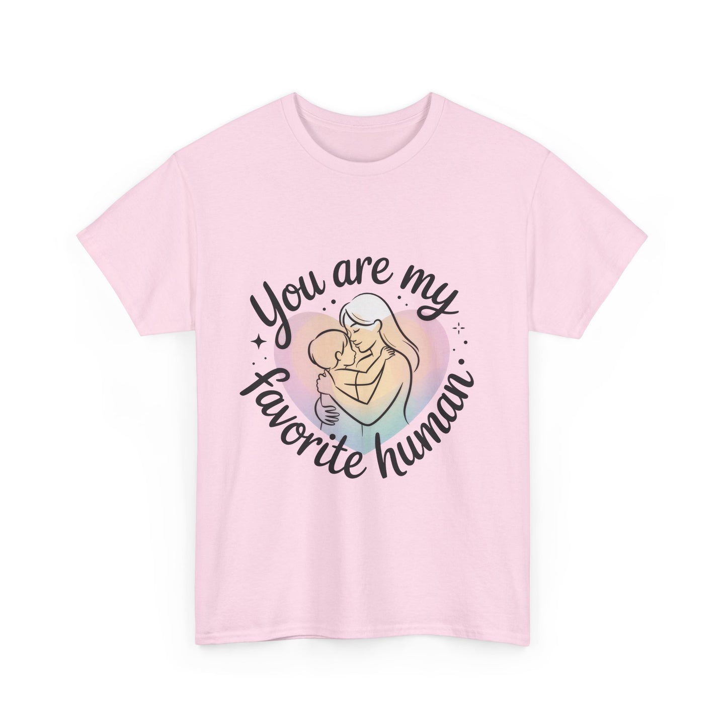 You Are My Favorite Human T-Shirt, Cute Mother and Child Shirt, Gift for Mom or Baby Shower, Mother's Day Gift