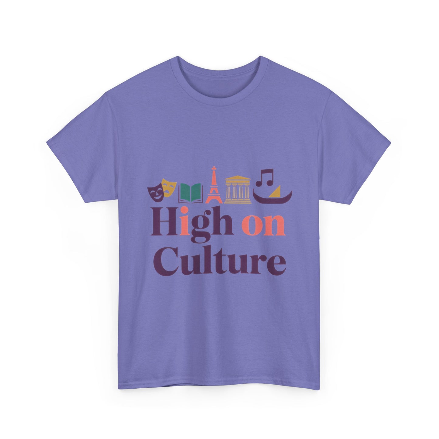 High on Culture Womens T-Shirt, Feminine Artistic Graphic Tee, Art Fashion