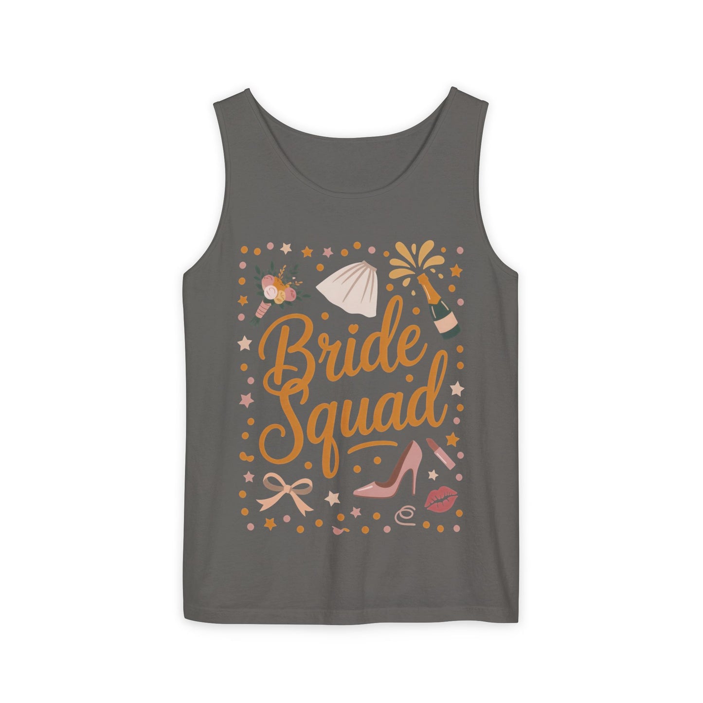 Bride Squad Tank Top, Bachelorette Party T-Shirt, Bridesmaid Wedding Tee, Hen Party Matching Shirts, Bridal Shower, Gift for Bridesmaids