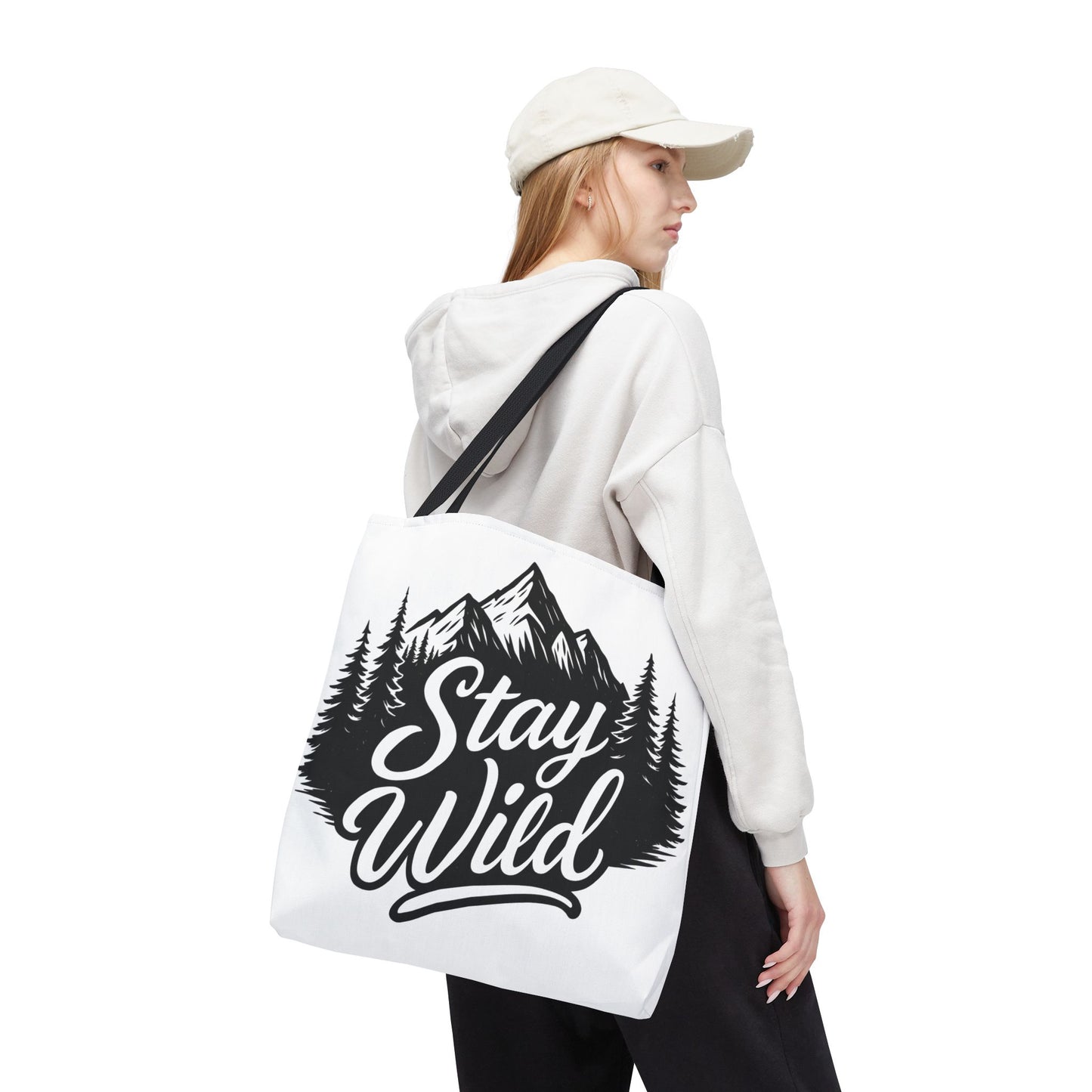 Stay Wild Tote Bag | Eco-friendly Shopping Bag, Adventure Tote, Outdoor Enthusiast Gift, Stylish Carryall, Perfect for Summer Adventures