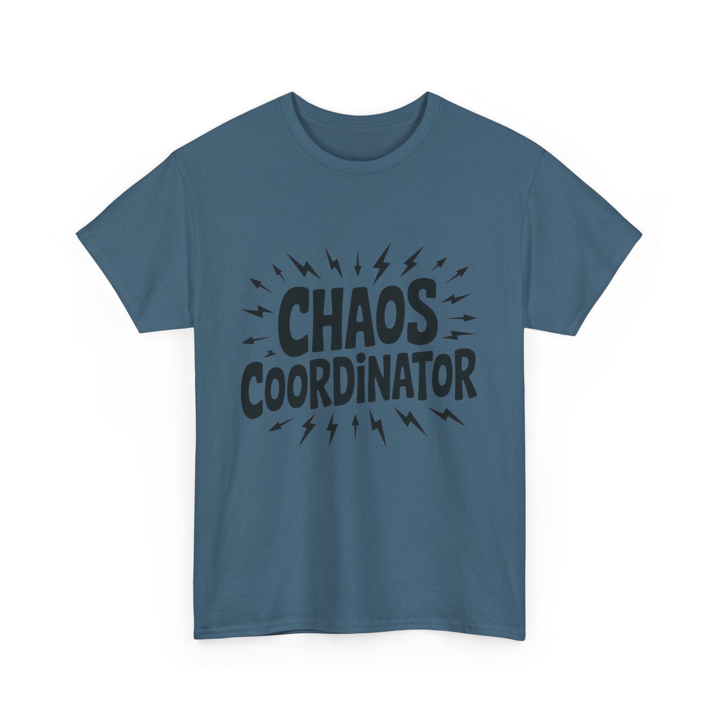 Chaos Coordinator Unisex Heavy Cotton Tee, Funny Graphic T-Shirt, Gift for Moms, Mom Life Graphic Tee, Mother's Day T-Shirt
