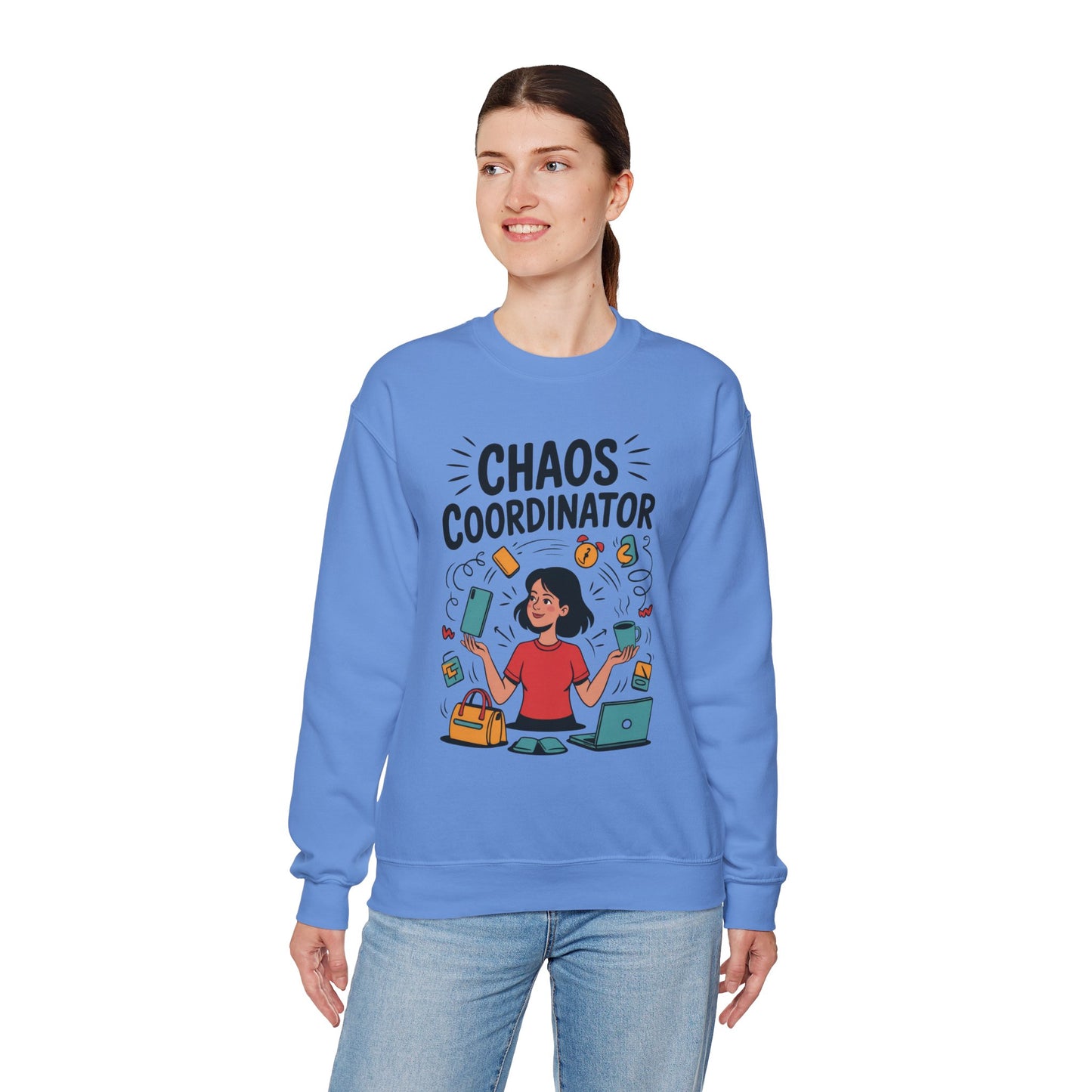 Chaos Coordinator Sweatshirt, Funny Mom Life Sweatshirt ,Gift for Busy Moms, Multitasking Mom Gift, Mom Life Sweatshirt, Mother's Day Gift