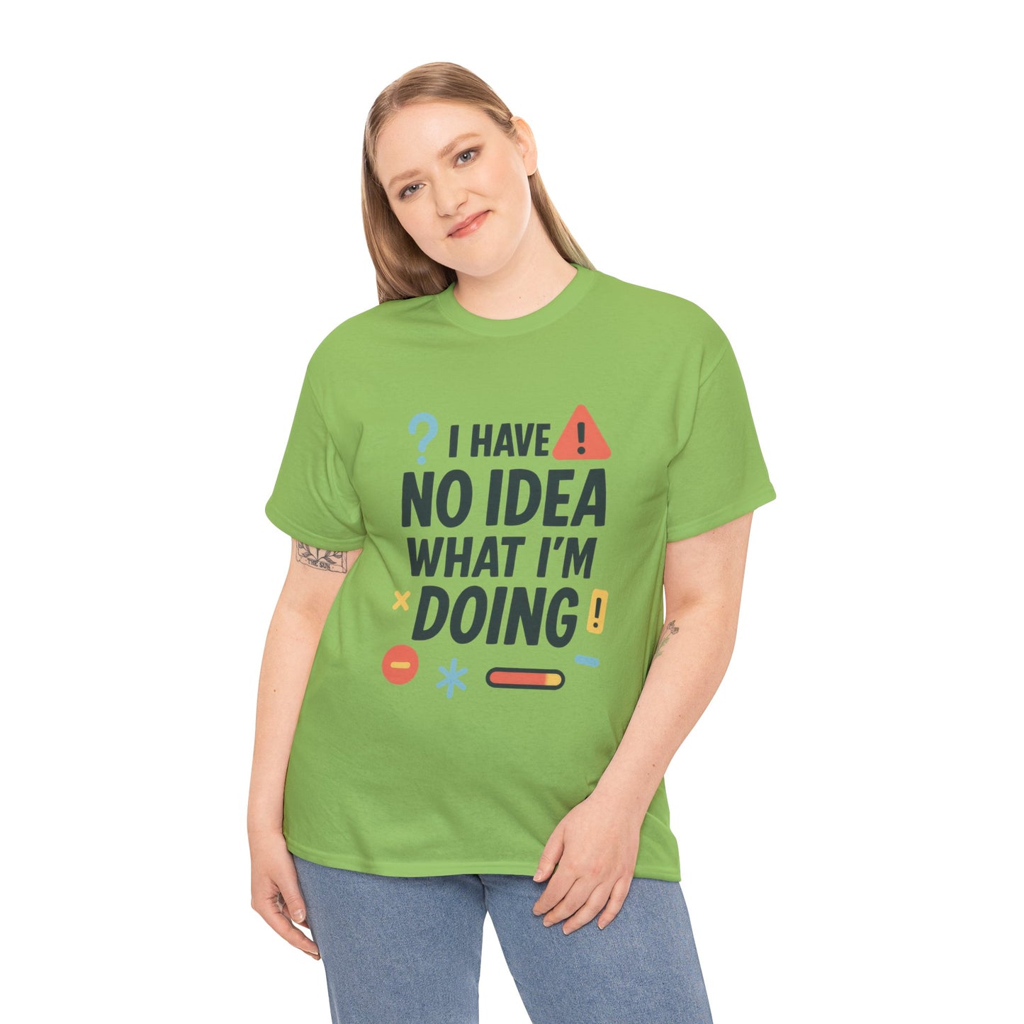 Funny Womens T-Shirt , I Have No Idea What Im Doing, Sarcastic Chaos Humor Tee for Her, Humor Shirt, Cute Chaos Mood Tee for Her