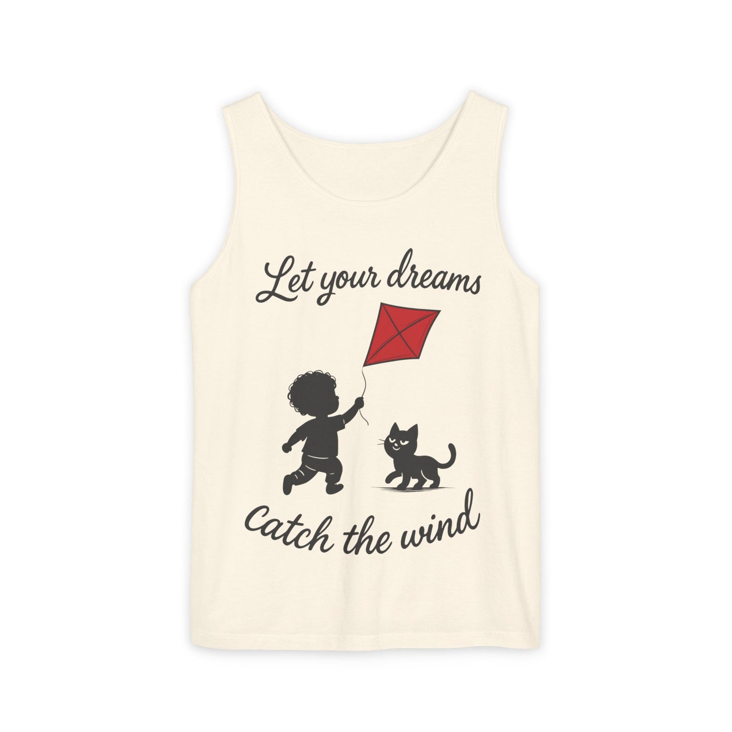 Dream-Catching Tank Top - Lightweight, Womens, Inspirational Graphic Tee, Summer Wear, Perfect Gift for Kids & Families