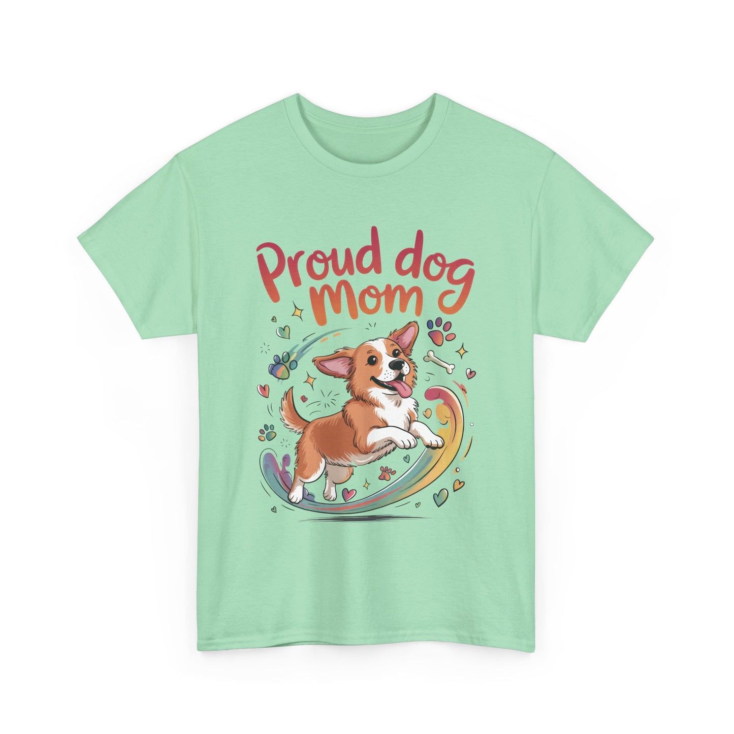 Proud Dog Mom Tee, Cute Pet Lover Shirt, Animal Lover Gift, Dog Mom T-Shirt, Funny Dog Apparel, Gift for Pet Owners, T-Shirt for Pet Moms