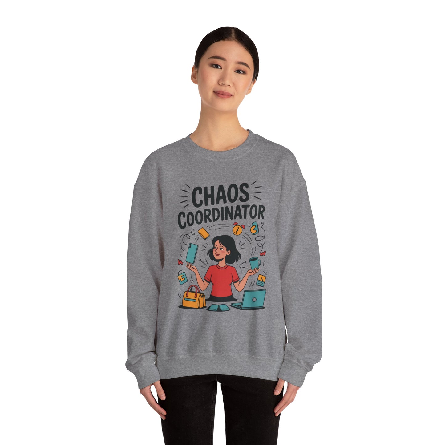 Chaos Coordinator Sweatshirt, Funny Mom Life Sweatshirt ,Gift for Busy Moms, Multitasking Mom Gift, Mom Life Sweatshirt, Mother's Day Gift