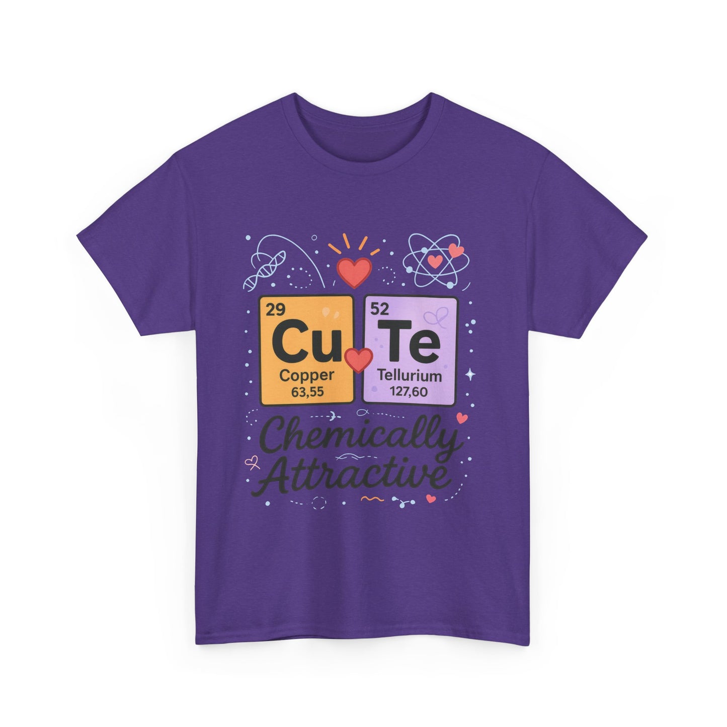 Cute Science T-Shirt for Women, Chemically Attractive Periodic Table Tee, Funny Nerdy Gift for Her, Chemistry Lover Gift, Science Apparel