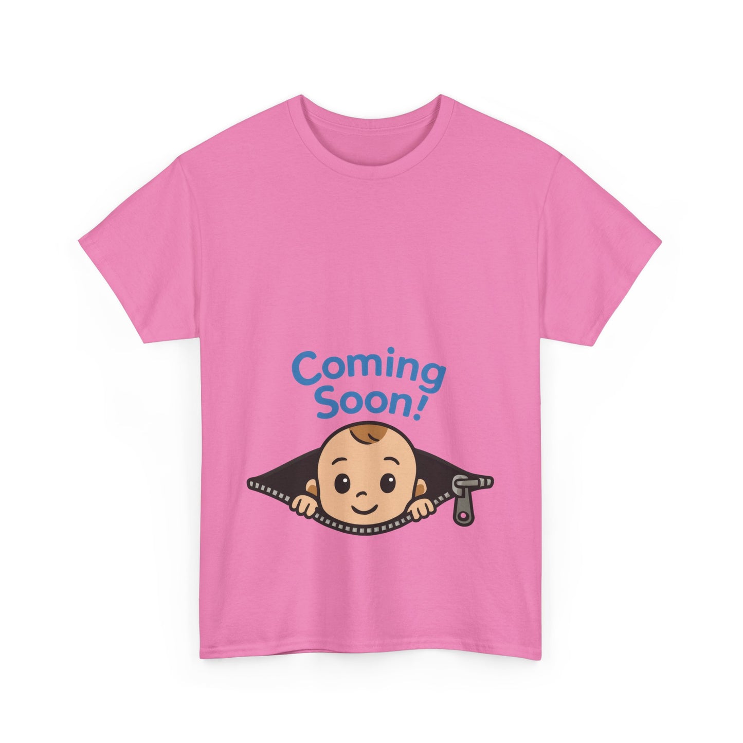 Coming Soon Maternity Tee, Cute Baby Boy Pregnancy Announcement Tee, Funny Expecting Mom Gift, Gender Reveal Tee, Baby Shower Top