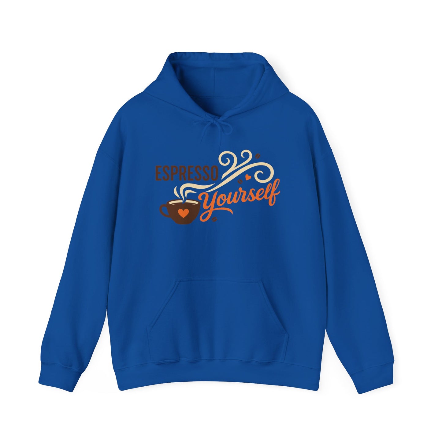 Espresso Yourself Coffee Hoodie, Funny Womens Barista Gift, Cozy Cafe Sweatshirt