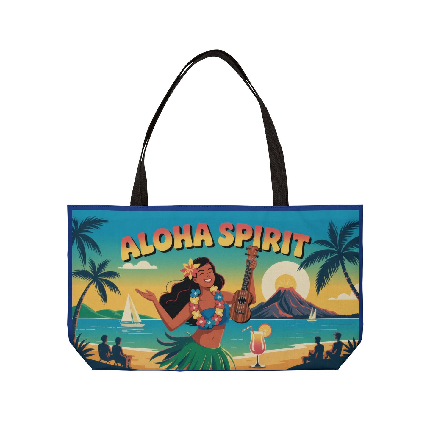 Aloha Spirit Weekender Tote Bag, Beach Bag, Travel Tote, Vacation Accessory, Summer Bag, Hawaii Inspired