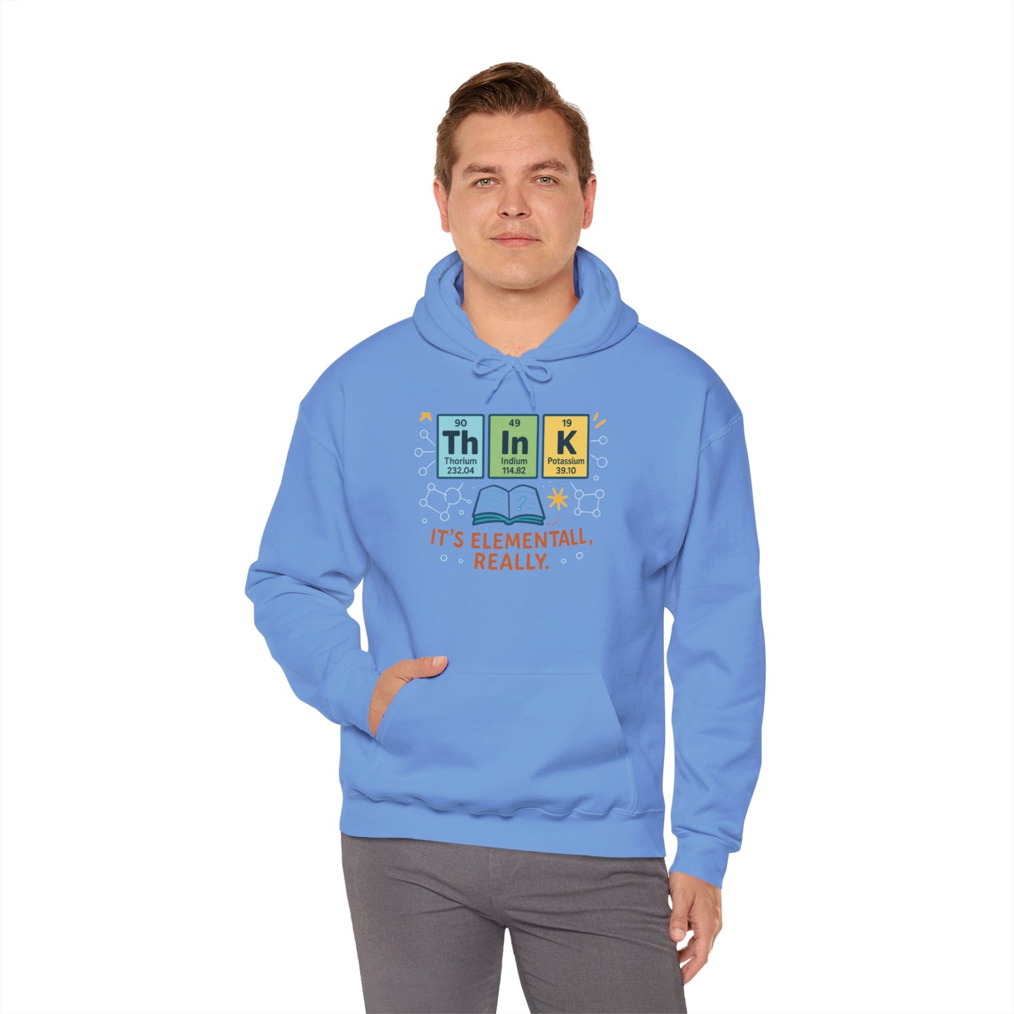 Science Hoodie for Men, Funny Nerd Hoodie, Element of Humor Sweatshirt, Science Lover Gift for Him, Chemistry Lover Gift