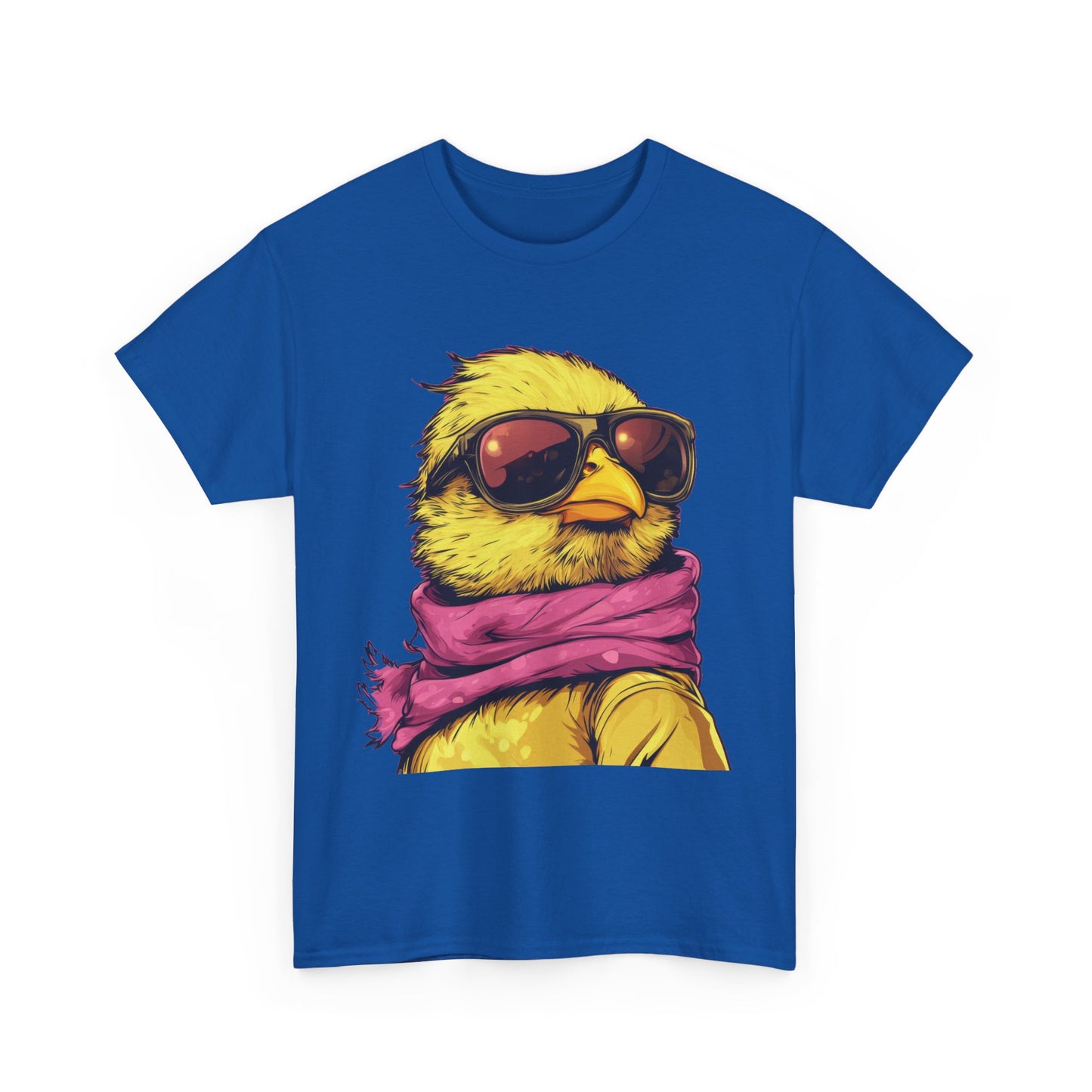 Chic Cool Chick T-Shirt, Unisex Heavy Tee, Funny Animal Tee, Trend Chick Graphic T-Shirt Gift