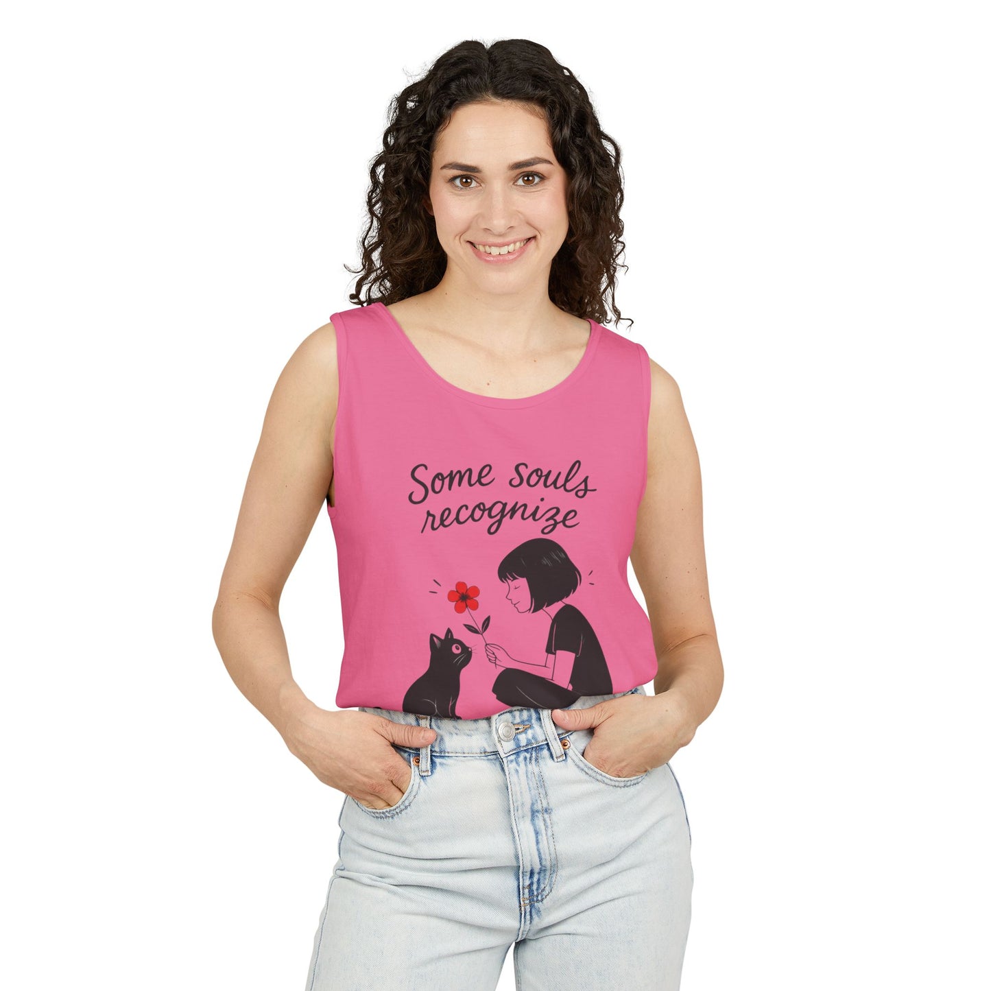 Cat Lover's Womens Tank Top, Perfect for Pet Lovers, Gift for Birthdays, Relaxation Wear, Cute Cat Lovers Womens Tee,