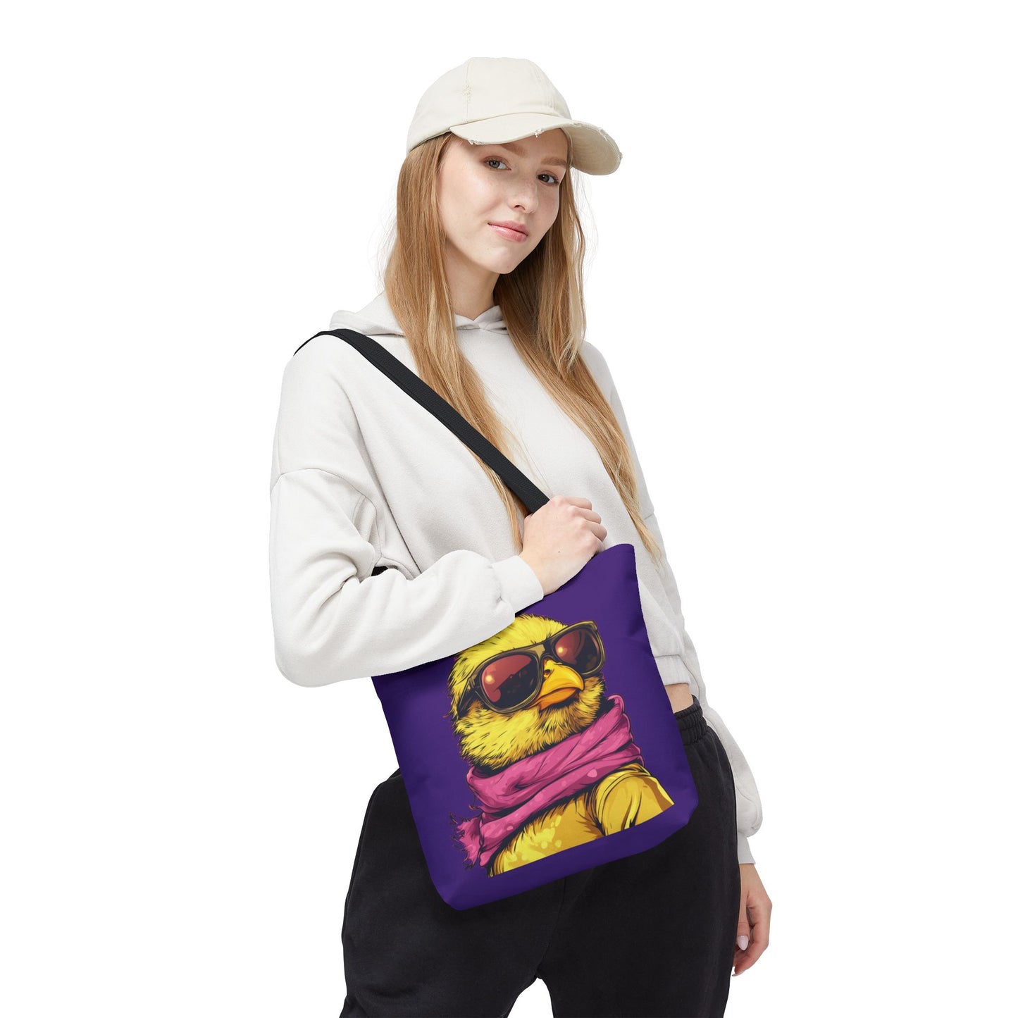 Chic Bird Tote Bag, Trendy Shopping Tote, Eco-friendly Bag, Gift for Animal Lovers, Summer Accessory, Beach Weekender Bag, Large Canvas Bag
