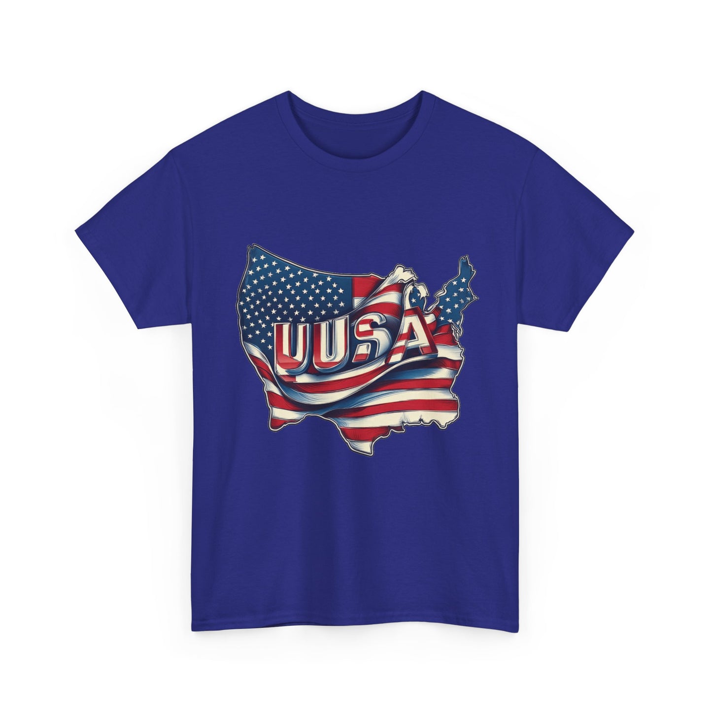 Patriotic Unisex Tee - USA Flag Design, Perfect for Independence Day, 4th of July, Gifts, Casual Wear, Festival