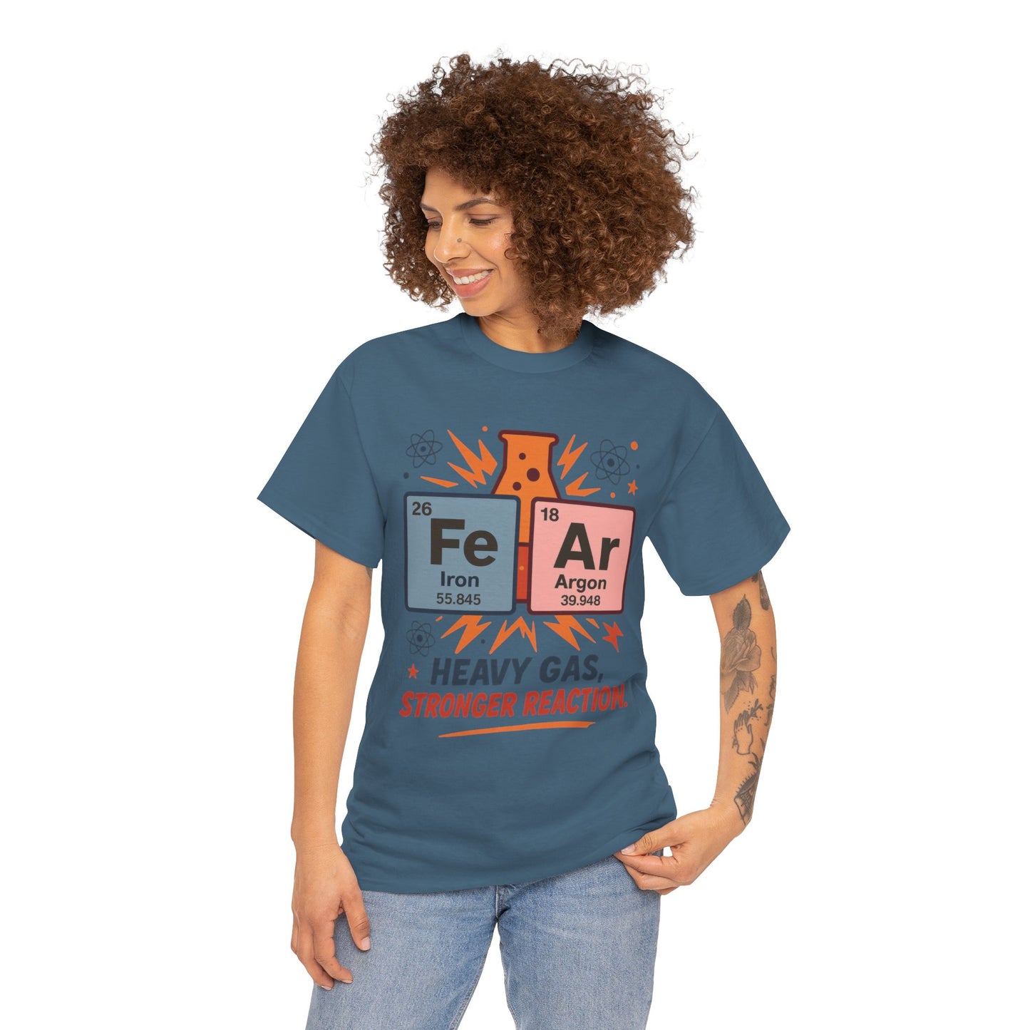 Funny Womens Science T-Shirt, FeAr Element Shirt, Chemistry Tee, Gift for Chemistry Lovers, Elements Table Humorous