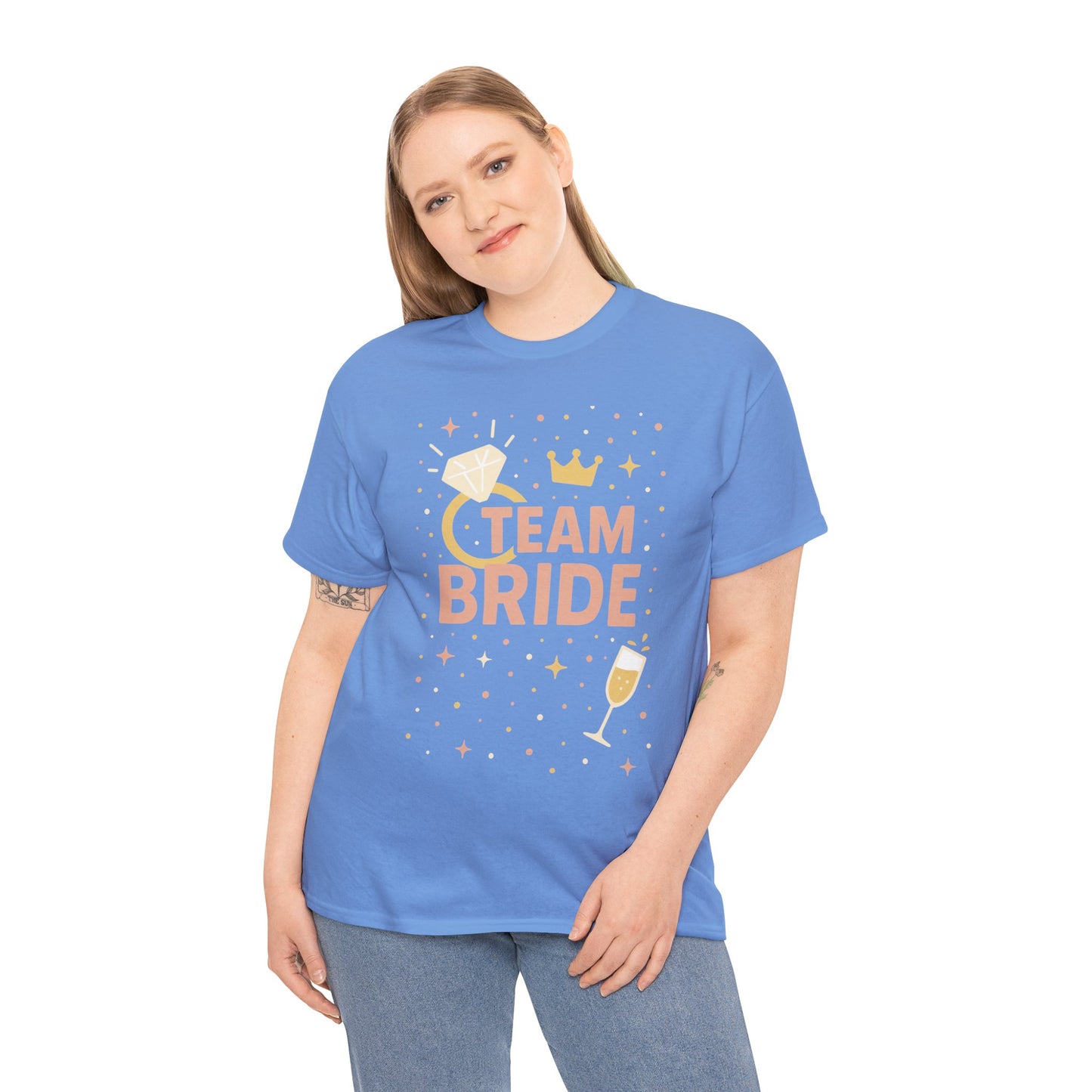 Team Bride T-Shirt, Bachelorette Party Tee, Bridesmaid Wedding Tee, Hen Party Matching Shirts, Bridal Shower, Bridesmaids Gift