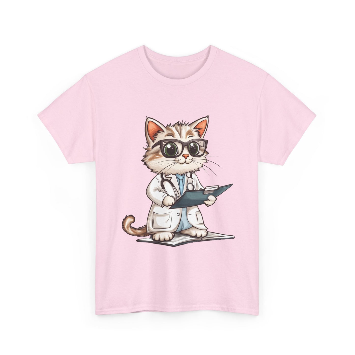 Funny Doctor Cat T-Shirt, Unisex “The Pawscription is Ready” Tee, Cute Veterinary Gift, Medical Student Shirt, Animal Doctor Graphic Tee