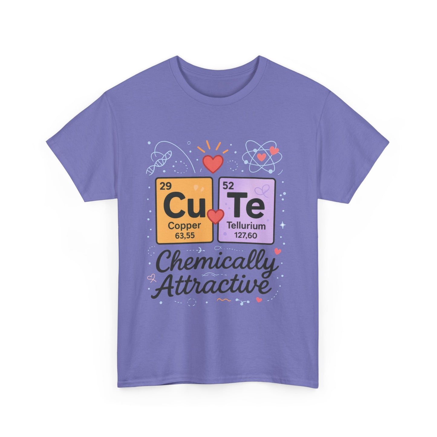 Cute Science T-Shirt for Women, Chemically Attractive Periodic Table Tee, Funny Nerdy Gift for Her, Chemistry Lover Gift, Science Apparel
