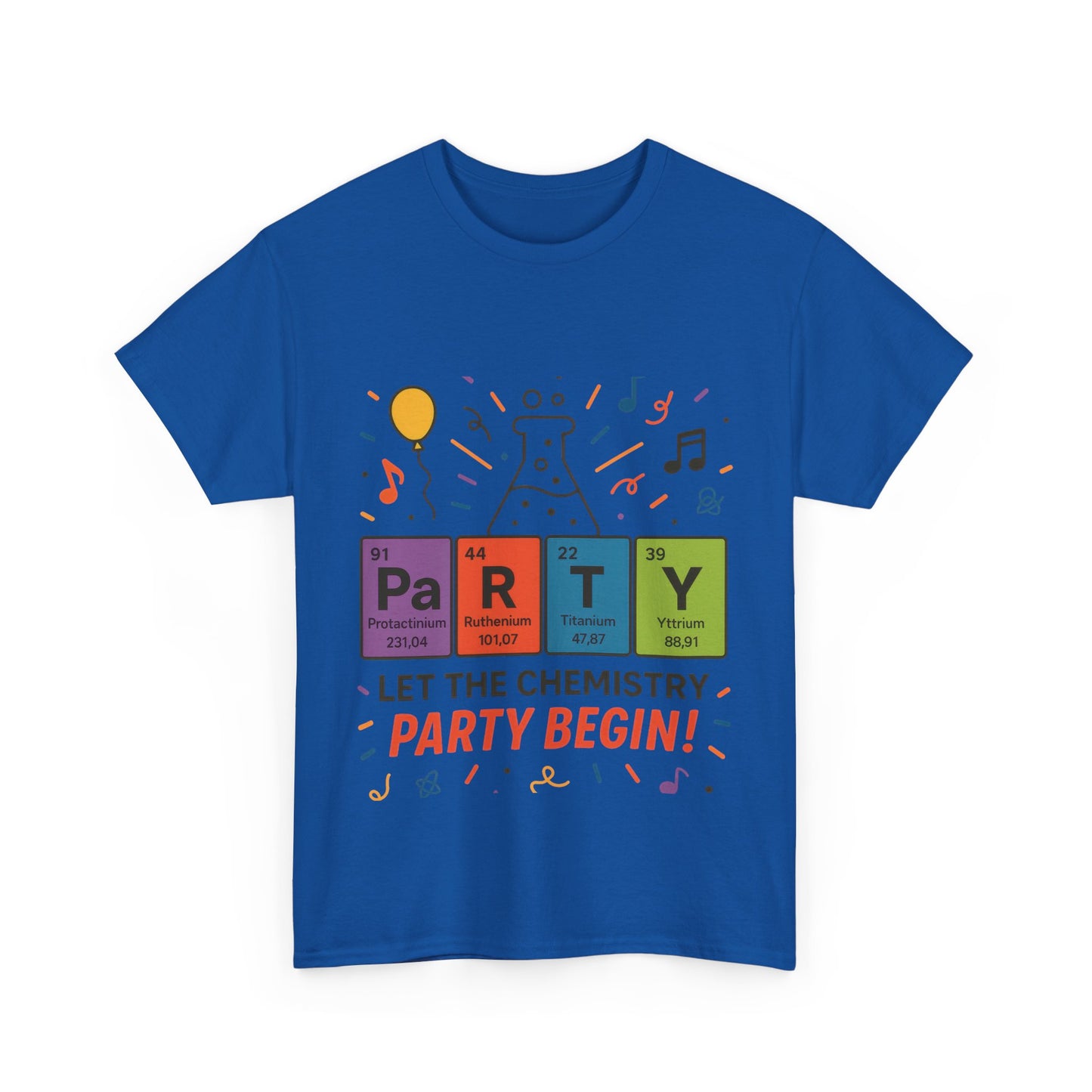 Funny Chemistry Party T-Shirt, Periodic Table PaRTY Tee, Unisex Science Humor Shirt, Gift for Chemistry Teacher,Science Tee, Nerdy Pun Shirt