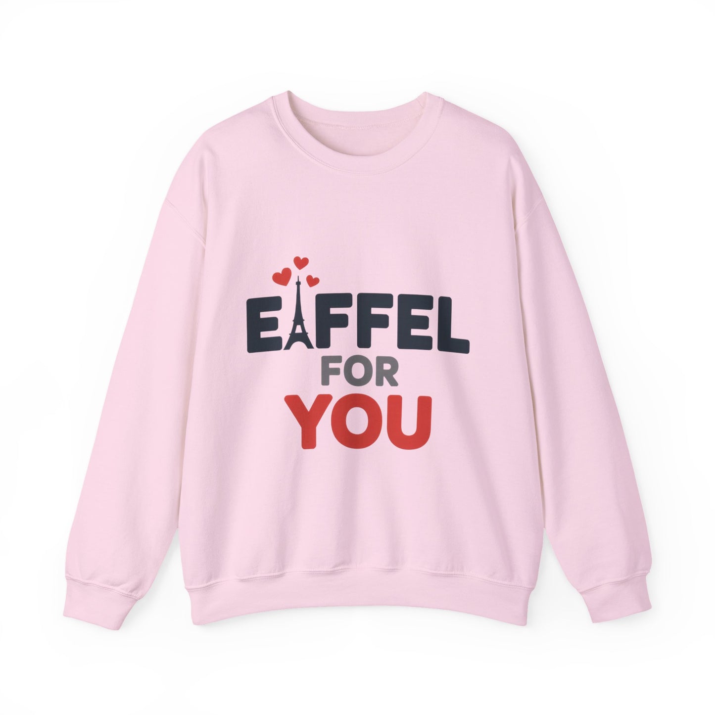 Womens Heavy Blend™ Crewneck Sweatshirt, Eiffel For You Romantic Paris Womens Sweatshirt