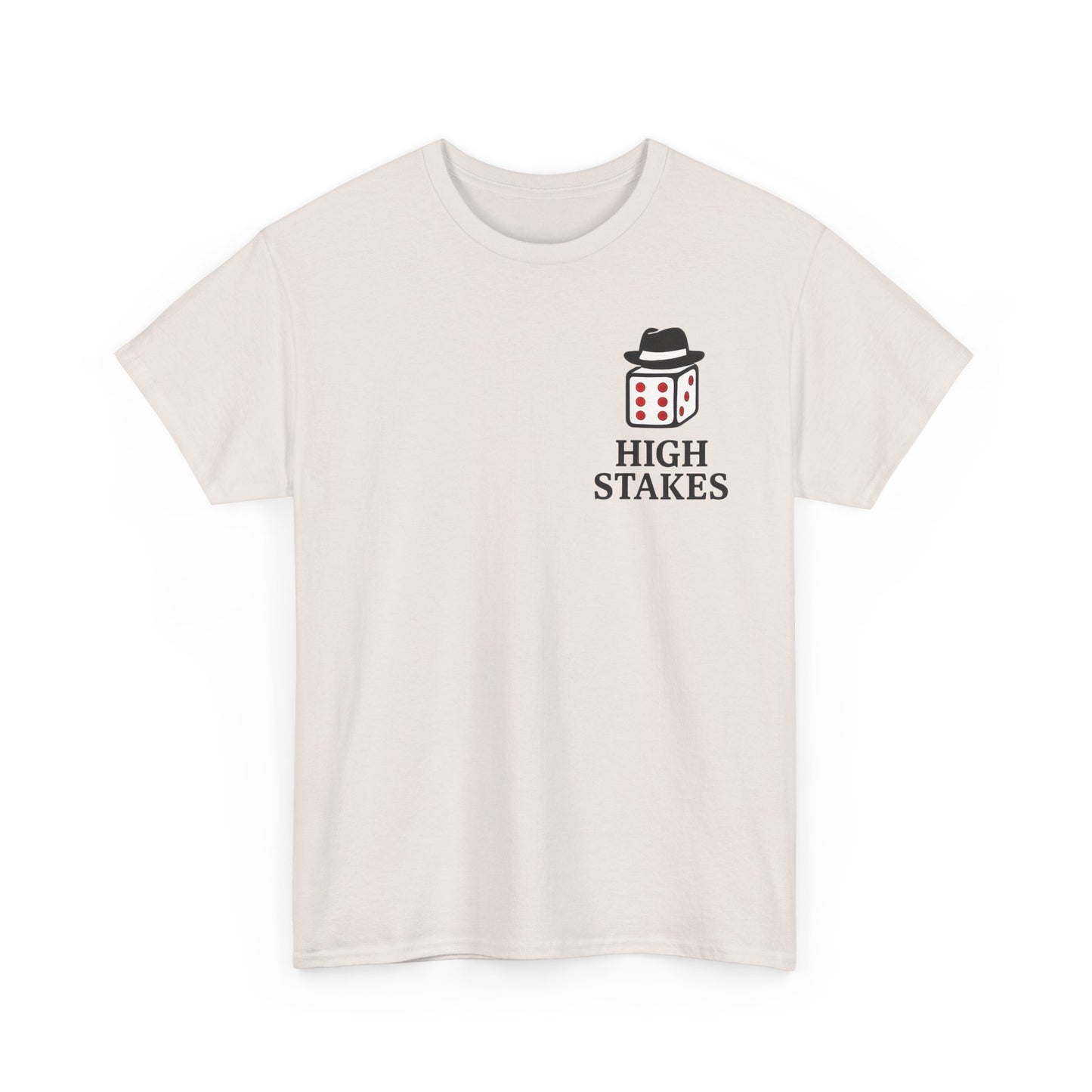 Mens Front Back print tee, Gambling Shirt, Casino Style Tee, Poker Lover Gift, Gaming Apparel, Slot Machine Graphic, Gambling Gift