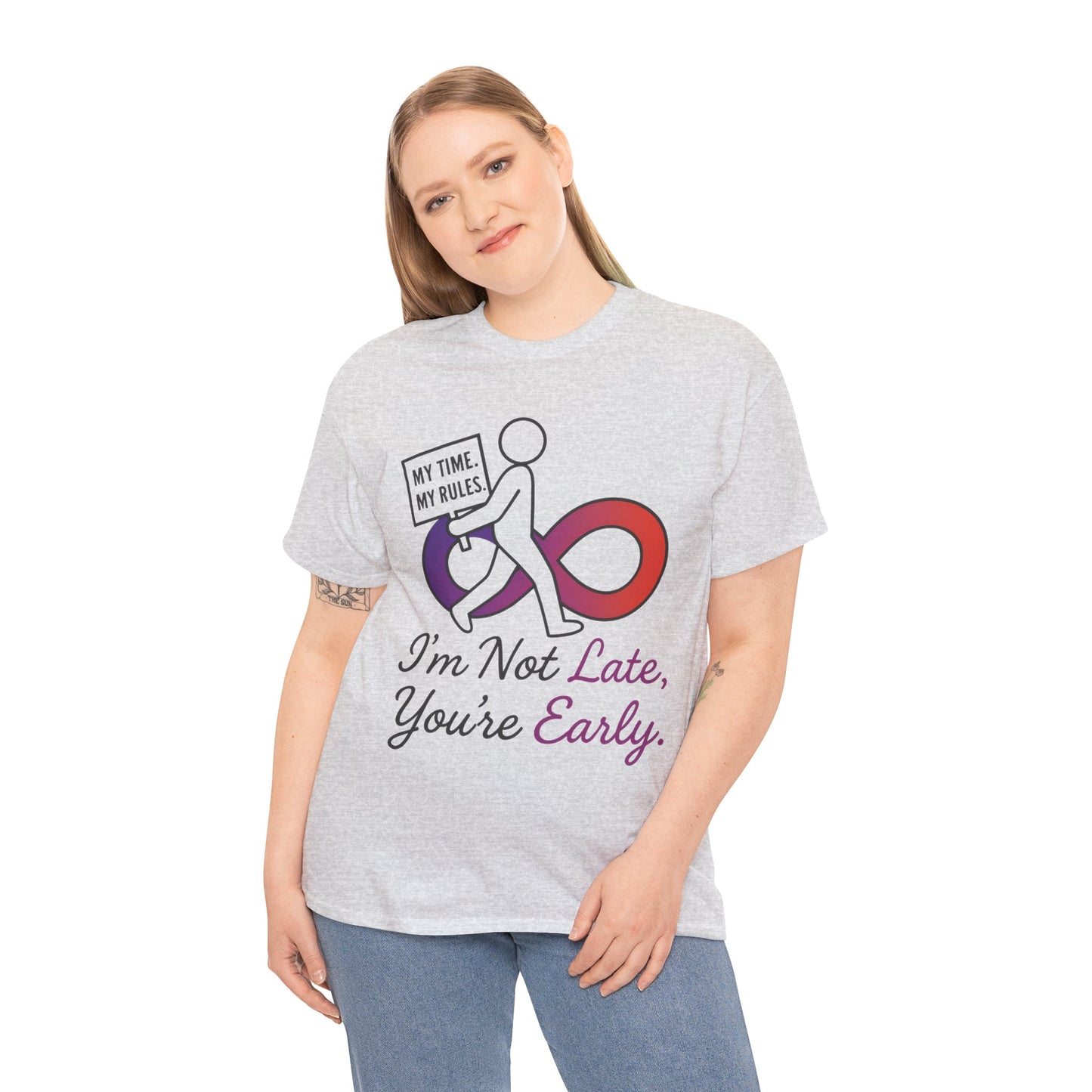 My Time My Rules Women's Heavy Cotton Tee, Funny T-Shirt, Casual Wear, women empowerment tee, confident woman shirt, self love t shirt