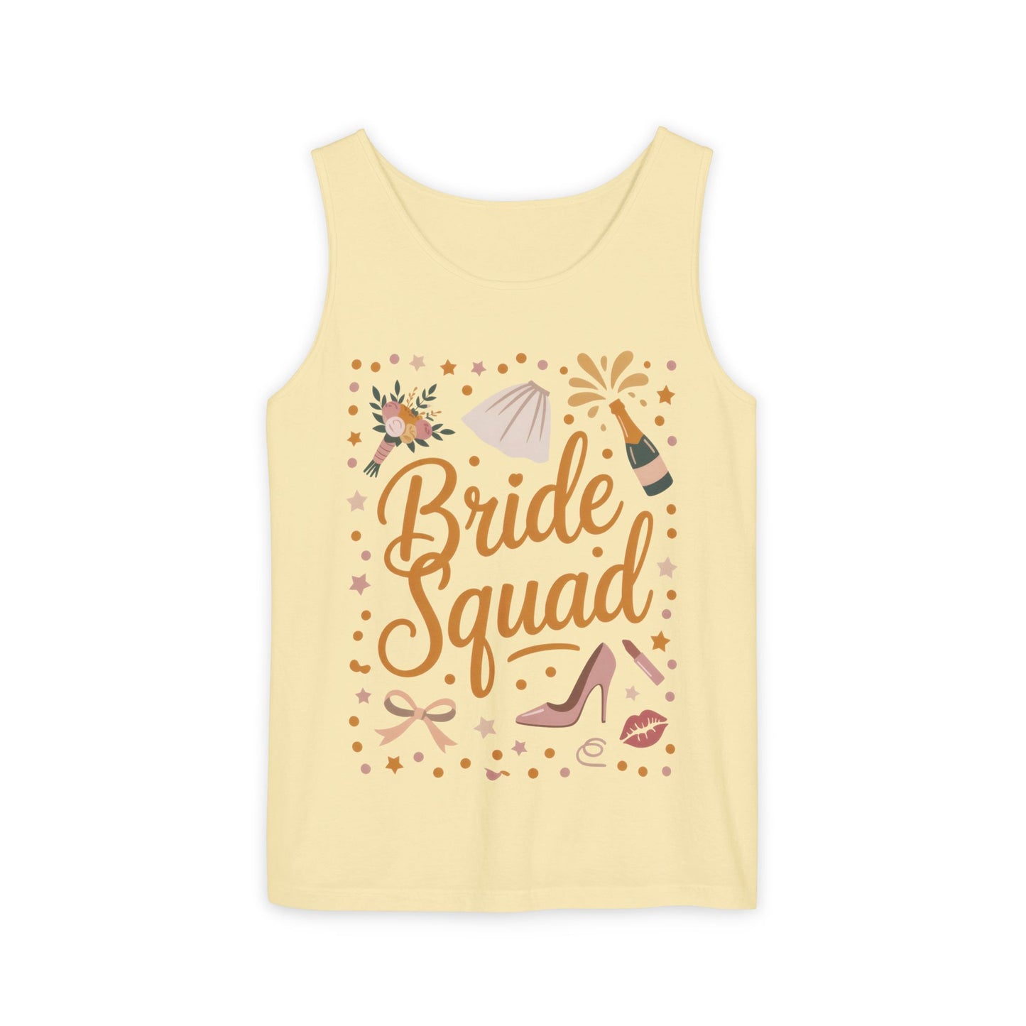 Bride Squad Tank Top, Bachelorette Party T-Shirt, Bridesmaid Wedding Tee, Hen Party Matching Shirts, Bridal Shower, Gift for Bridesmaids