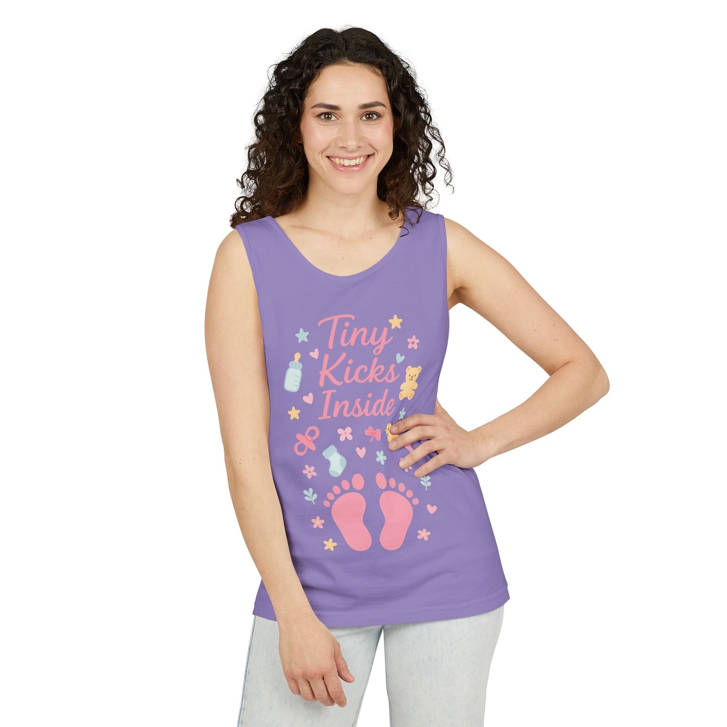 Maternity Tank Top Pregnancy Announcement Shirt, Cute Mom To Be Gift, Expecting Baby Gift, Pregnancy Reveal Top, Baby Shower Shirt