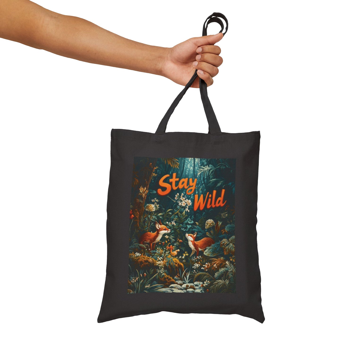 Stay Wild Tote Bag, Eco-Friendly Bag, Trendy Shopper, Nature Lover Gift, Summer Tote, Sustainable Fashion