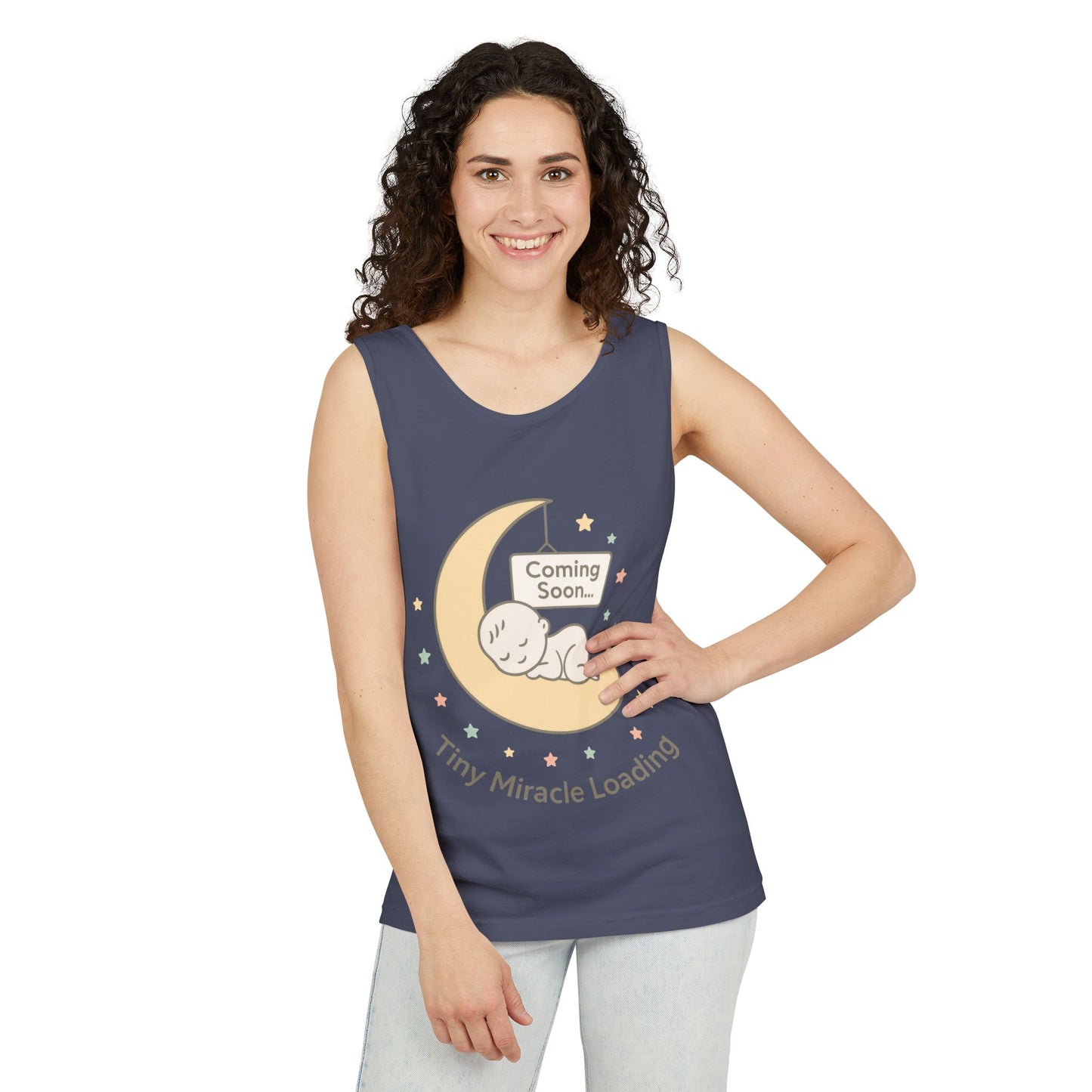 Maternity Tank Top, Coming Soon Pregnancy Announcement Top, Mom To Be Gift, Expecting Baby Reveal Tee, Baby Shower Top, Gender Reveal Top
