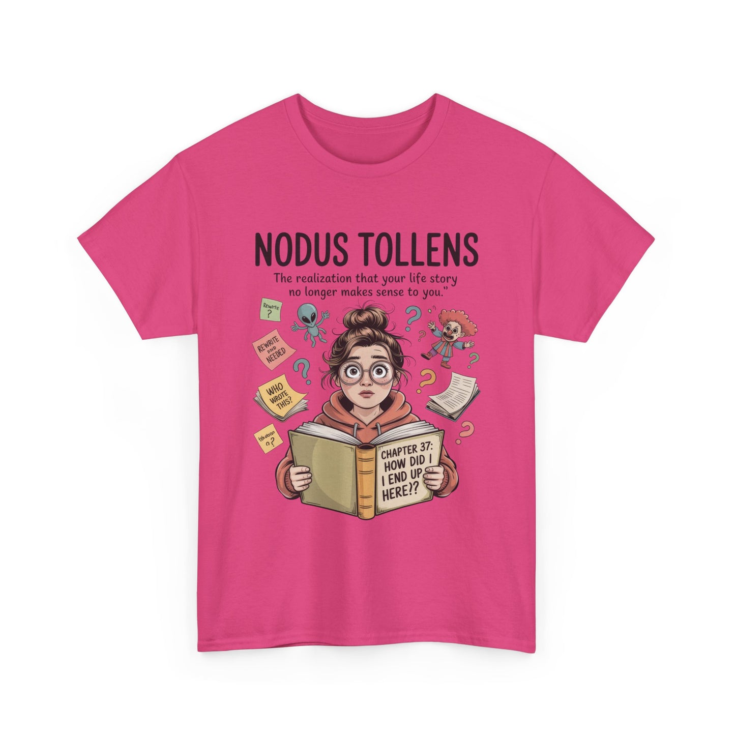 Nodus Tollens Tee, Women's Heavy Cotton Shirt, Latin Words, Moods & Modes, Self-Awareness, Personal Development