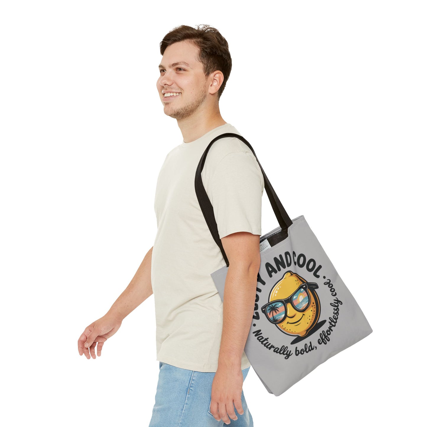 Zesty Lemon Tote Bag - Fun & Bold Carry-All for Everyday Use, Summer, Beach Days, Gifts, Eco-Friendly Shopping, Large Tote Bag