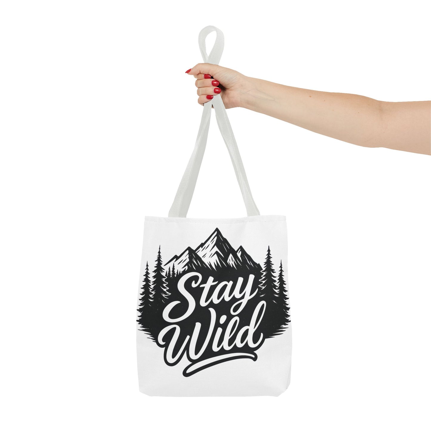Stay Wild Tote Bag | Eco-friendly Shopping Bag, Adventure Tote, Outdoor Enthusiast Gift, Stylish Carryall, Perfect for Summer Adventures