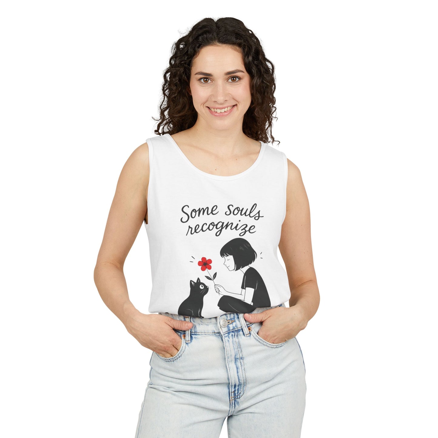 Cat Lover's Womens Tank Top, Perfect for Pet Lovers, Gift for Birthdays, Relaxation Wear, Cute Cat Lovers Womens Tee,