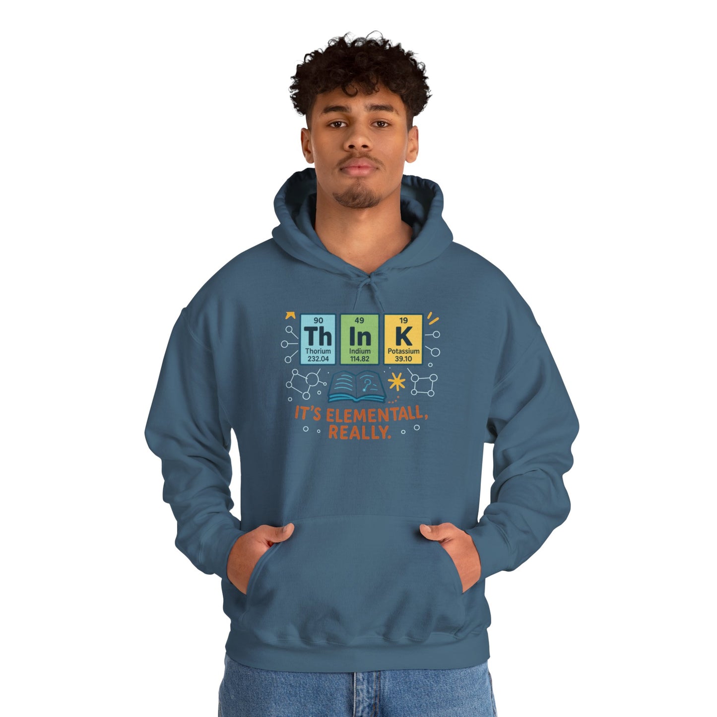 Science Hoodie for Men, Funny Nerd Hoodie, Element of Humor Sweatshirt, Science Lover Gift for Him, Chemistry Lover Gift
