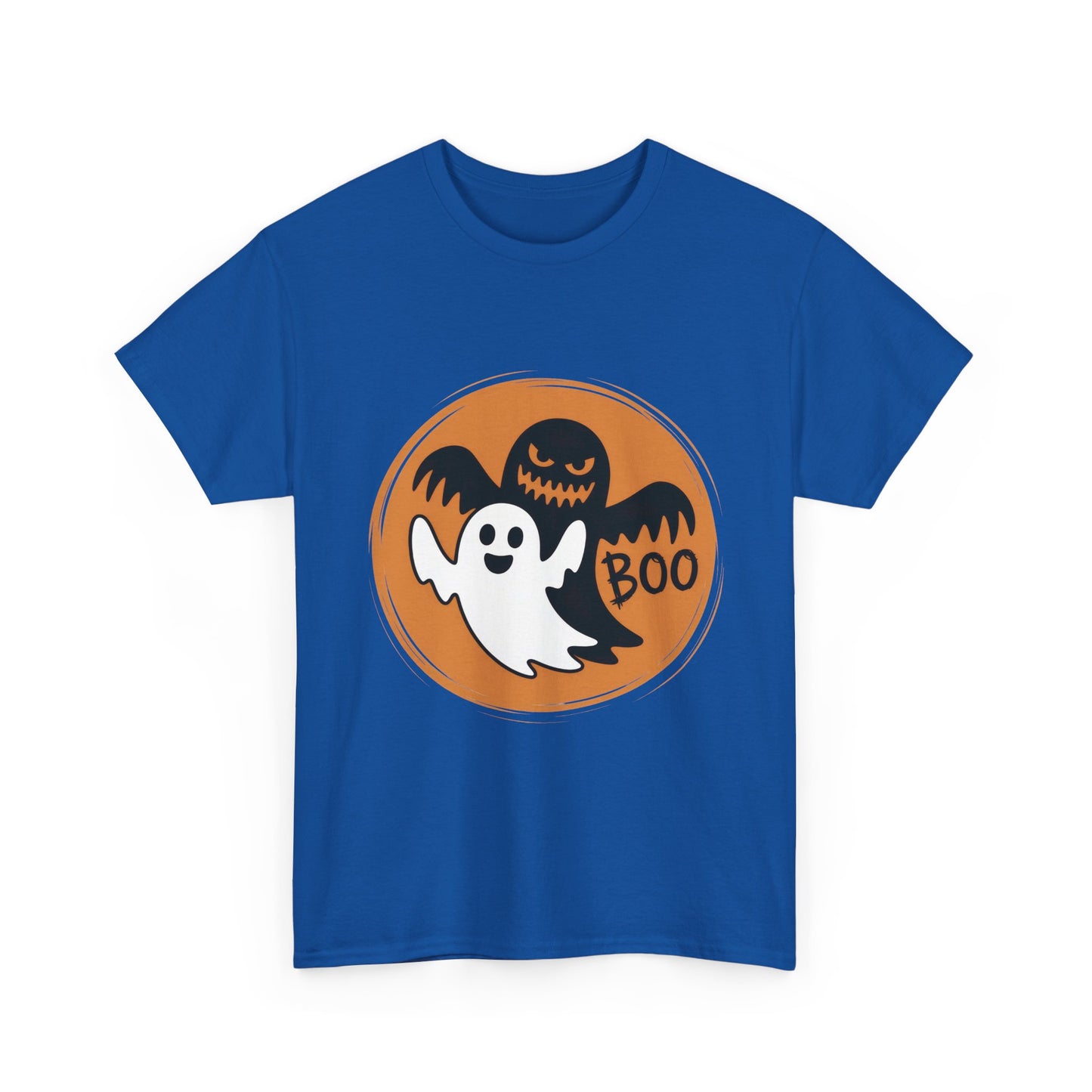 Halloween Ghost Men's T-Shirt, Cute Spooky BOO Tee, Men's Funny Scary Shirt for Men