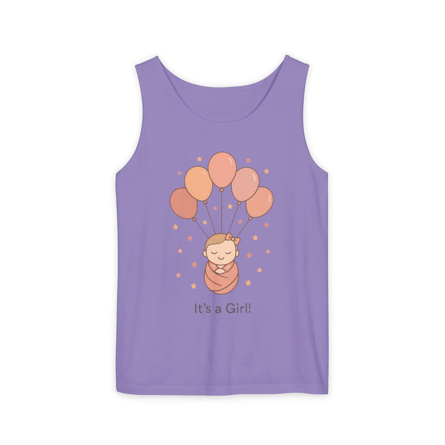 It's a Girl! Baby Shower Tank Top, Baby Girl Pregnancy Announcement Shirt, Gender Reveal Mom To Be Gift, Expecting Baby Shower Top