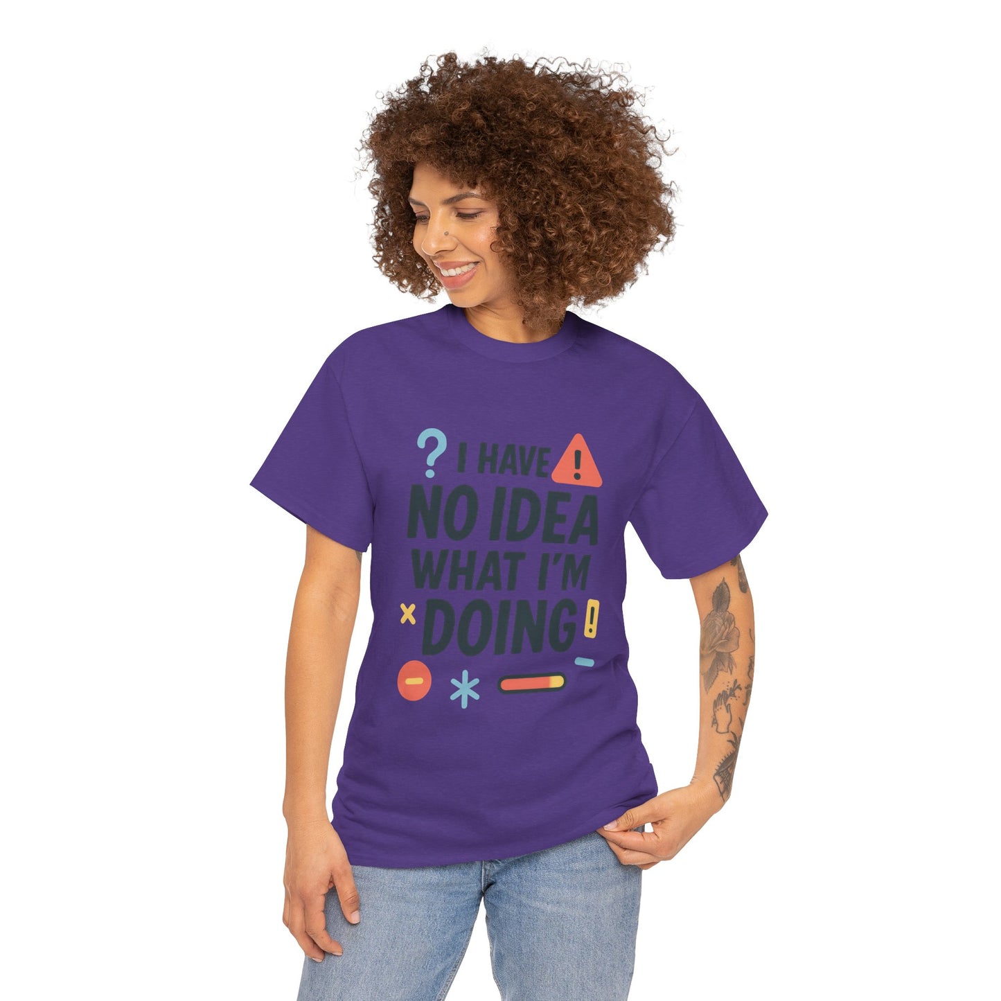 Funny Womens T-Shirt , I Have No Idea What Im Doing, Sarcastic Chaos Humor Tee for Her, Humor Shirt, Cute Chaos Mood Tee for Her