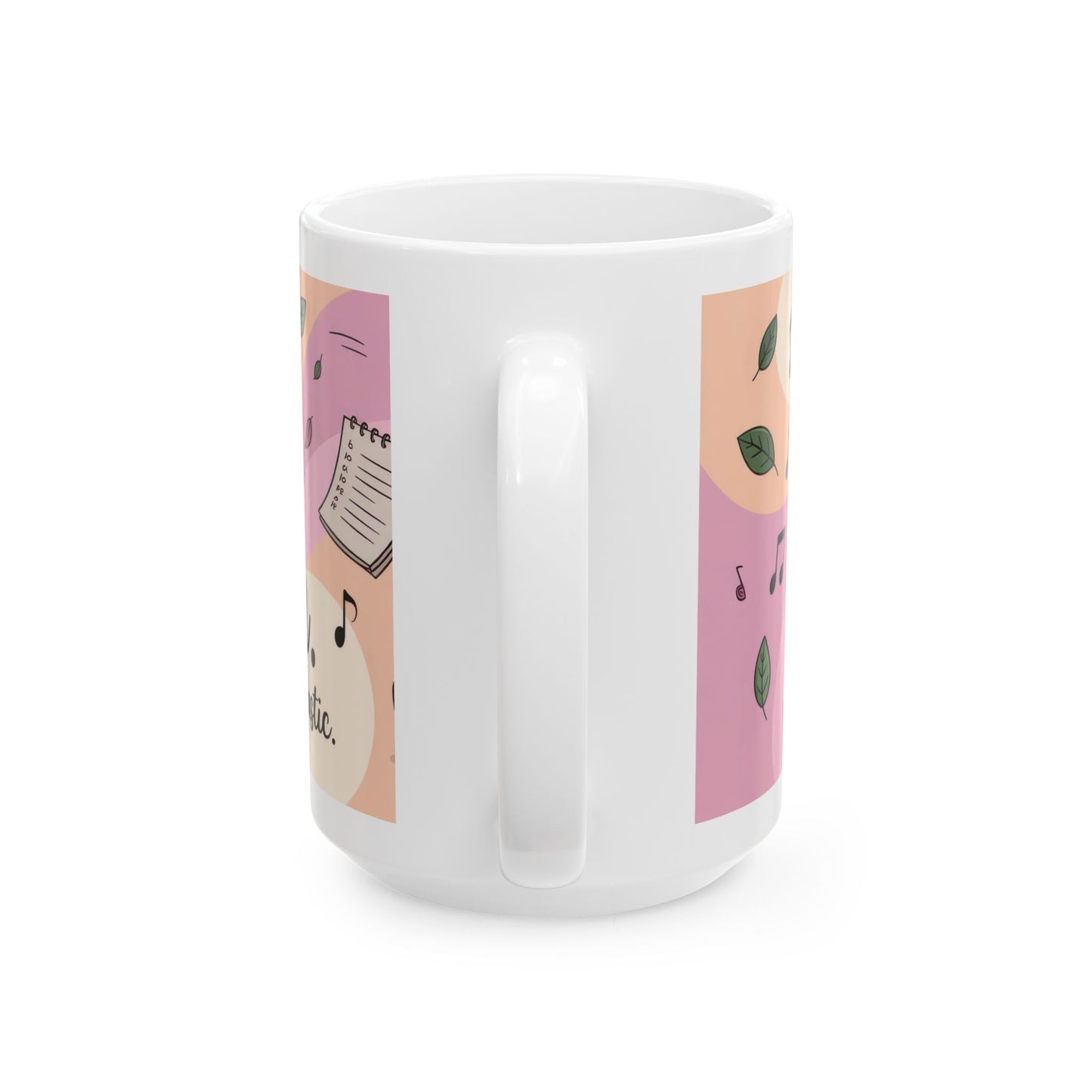 Zen Ceramic Mug, Sarcastic Yoga Coffee Cup, Yoga Lover Gift, Meditation Mug, Self-Care Beverage Holder, Funny Zen Mug
