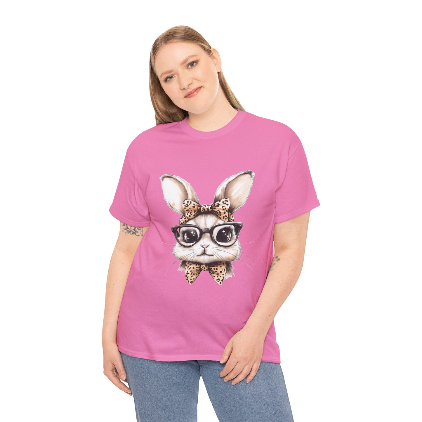 Cool Bunny Sunglasses Tee, Cute Rabbit Shirt, Animal Lover Gift, Spring Fashion, Unisex Graphic T-Shirt