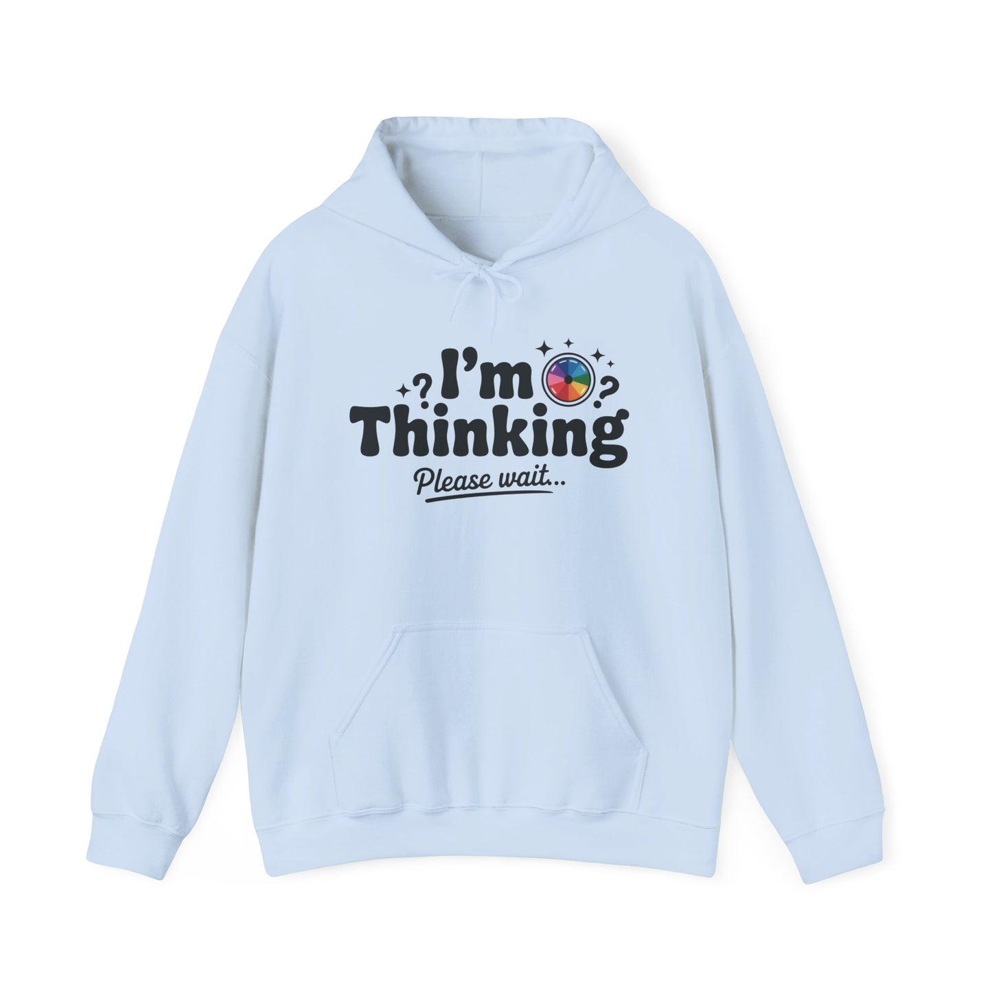 Playful Thinking Womens Hooded Sweatshirt, Womens Hoodie, Brainstorming Buddy, Thoughtful Gift, Cute Geeky Gift for Introverts, Programmers