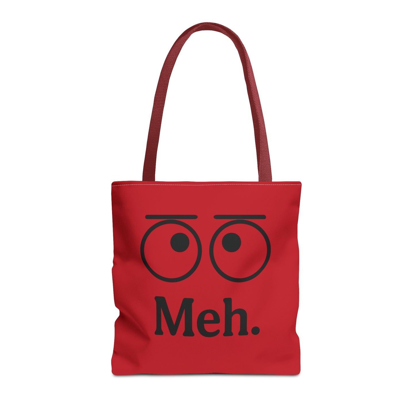 Meh. Tote Bag - Perfect Gift for Sarcastic Friends, Trendy Everyday Use, Unique Statement Accessory, Ideal for School, Work, Shopping