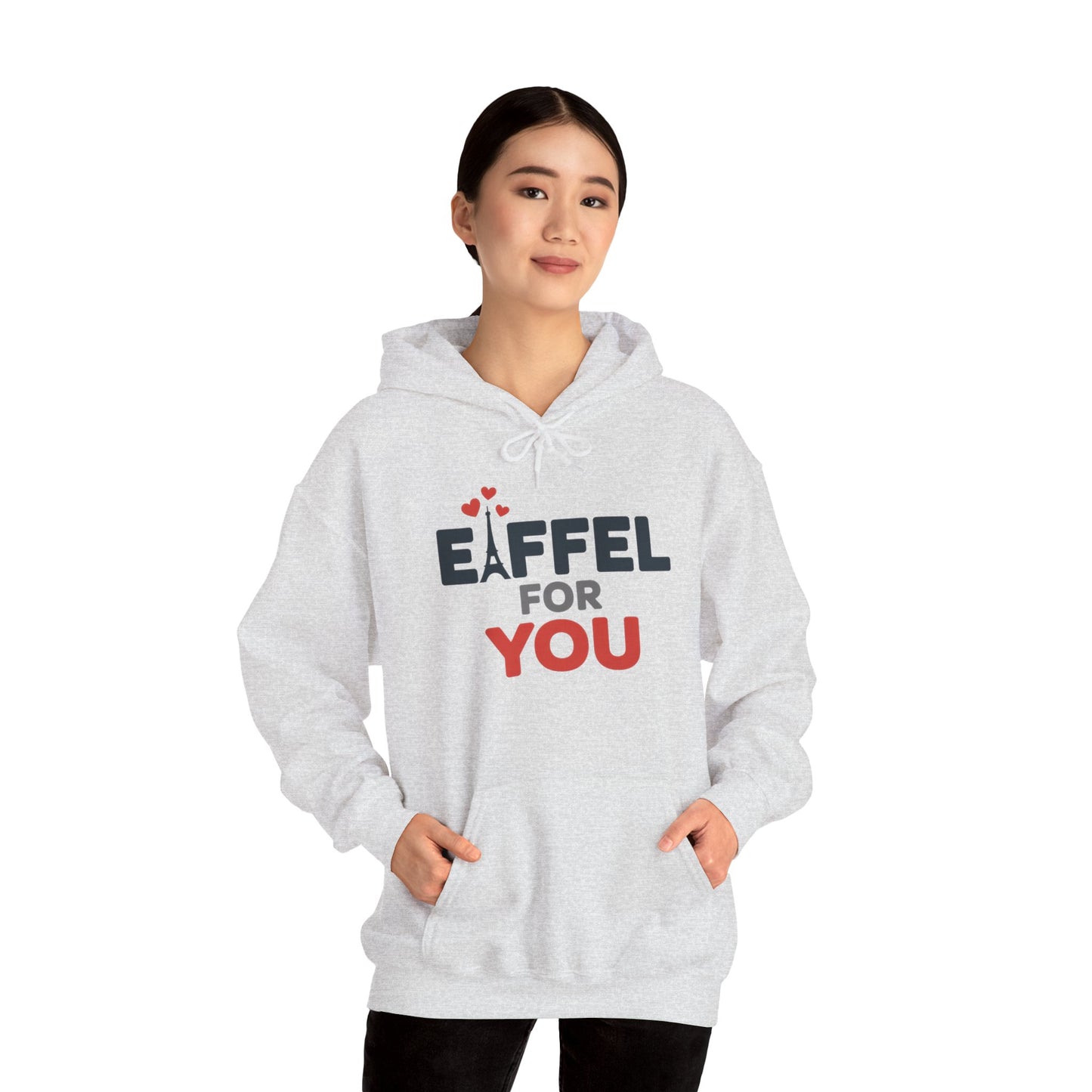 Womens Heavy Blend™ Hooded Sweatshirt, Eiffel For You Romantic Paris Womens Hoodie