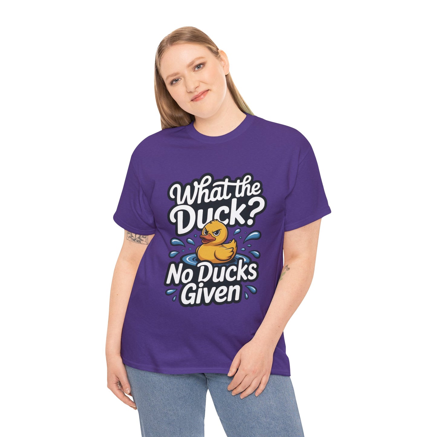 What The Duck Funny Womens Shirt, No Ducks Given T-Shirt, Cute Sarcastic Duck Tee, Sassy Rubber Duck Graphic Shirt, Humor Gift For Her