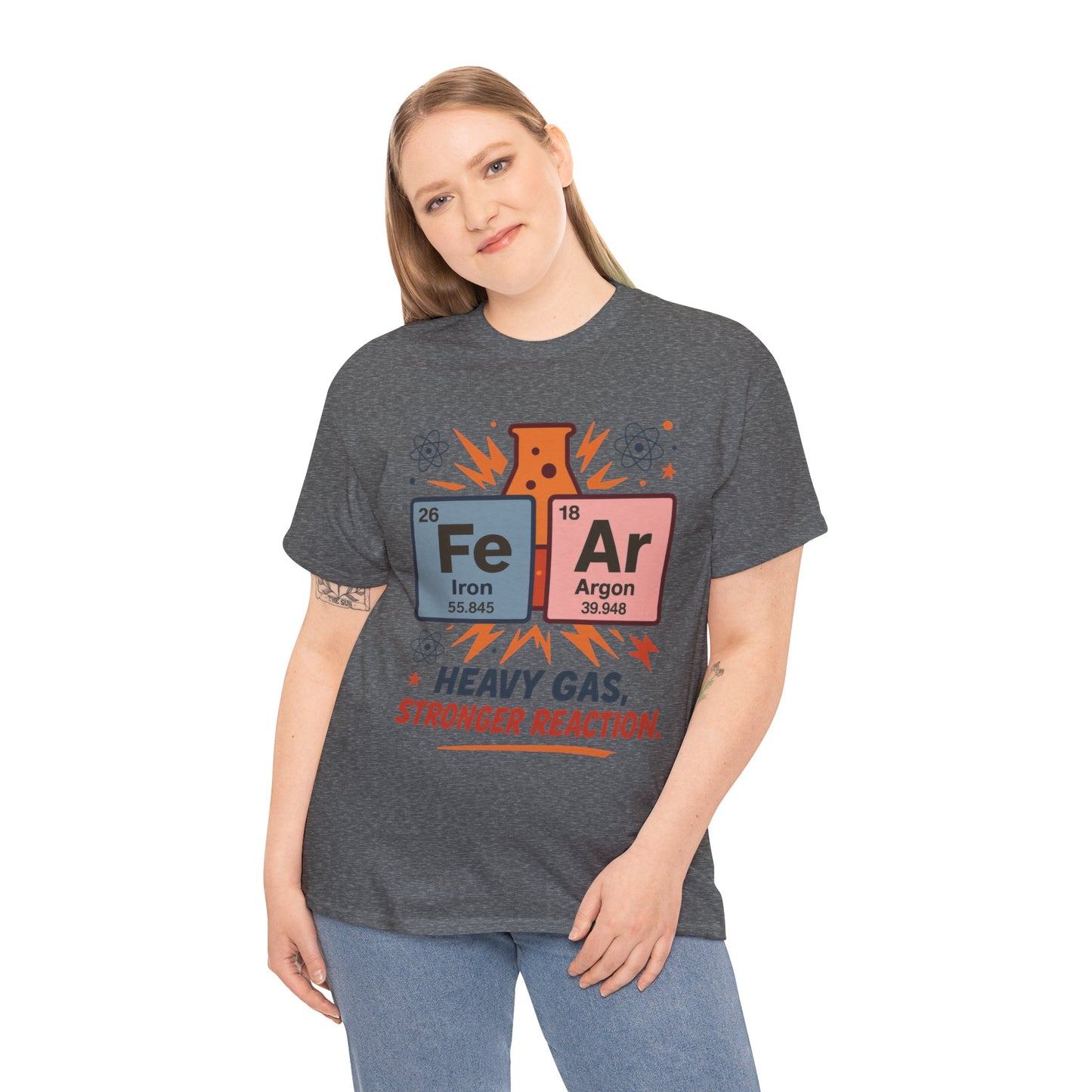 Funny Womens Science T-Shirt, FeAr Element Shirt, Chemistry Tee, Gift for Chemistry Lovers, Elements Table Humorous
