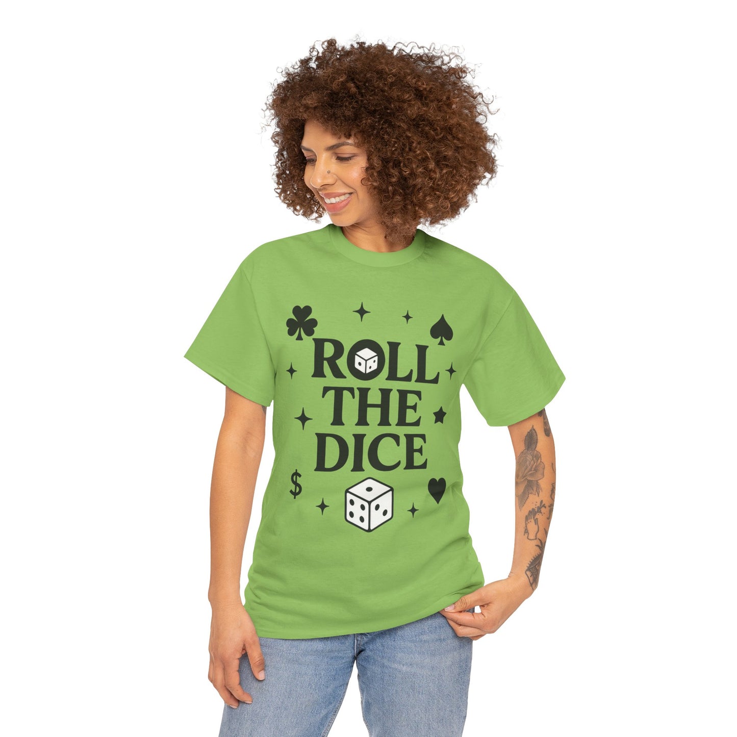 Fun Dice & Card Games Unisex Tee, Perfect for Game Nights, Gifts for Gamers, Poker Events, Gambling Shirt, Casino Wear, Poker T-Shirt